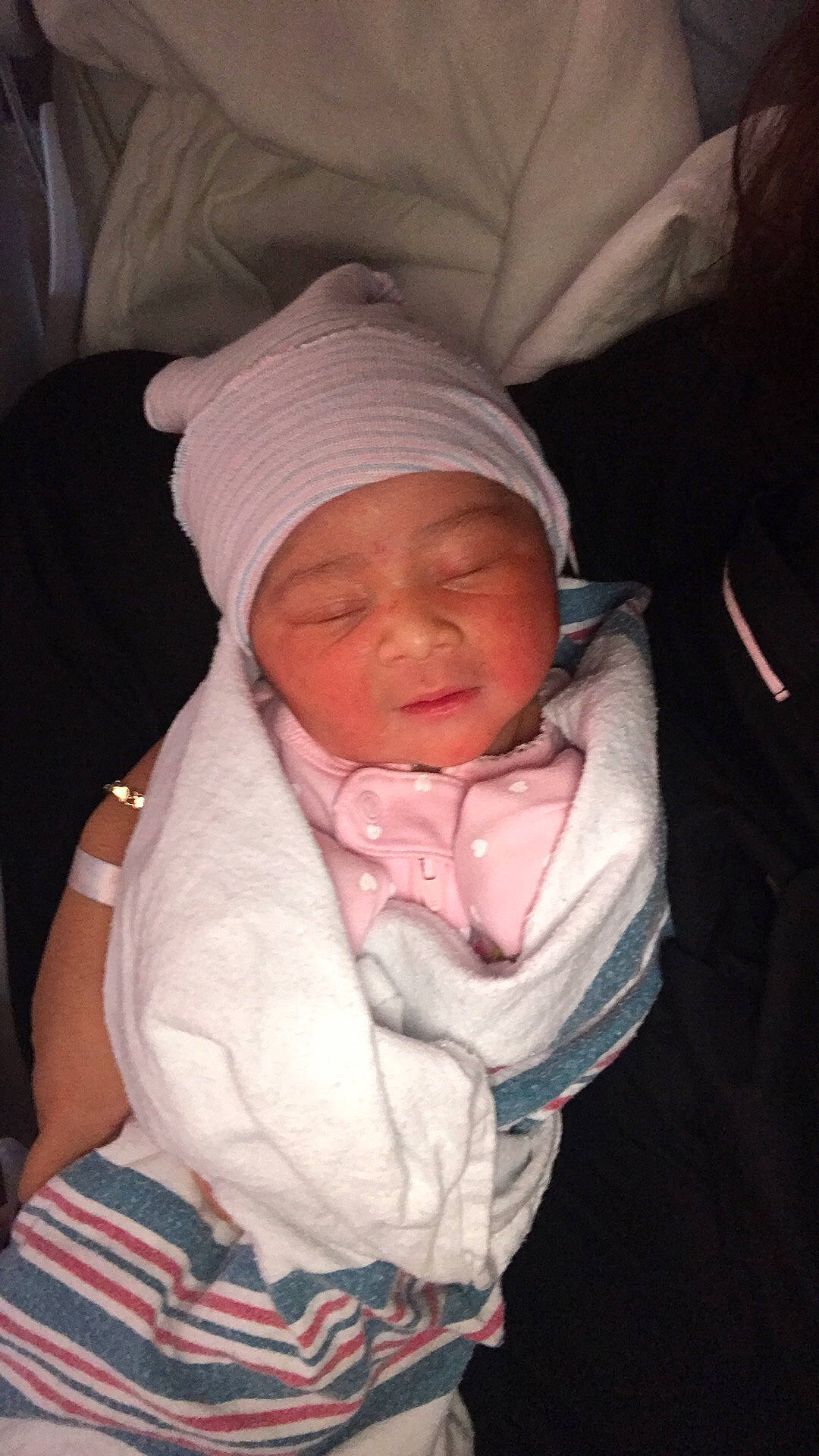 Daleyza joined the competition — help win amazing prizes! baby, birth, child, headgear, headwear, person, sleep, toddler