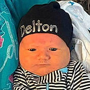 Delton joined the competition — help win amazing prizes! baby, baby_sleeping, baby_toddler_clothing, cap, cheek, child, clothing, comfort, cool, electric_blue, face, happy, head, human_body, knit_cap, linens, mouth, outerwear, sleeve, toddler