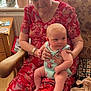 Delilah-Rose is registered to the contest to win money with this photo: baby, elderly_woman, floral_dress, indoor, window_blinds, plants, armchair, smile, holding, home, wooden_floor, potted_plants, face, person, sitting, happy, child, furniture, casual_clothing, natural_light