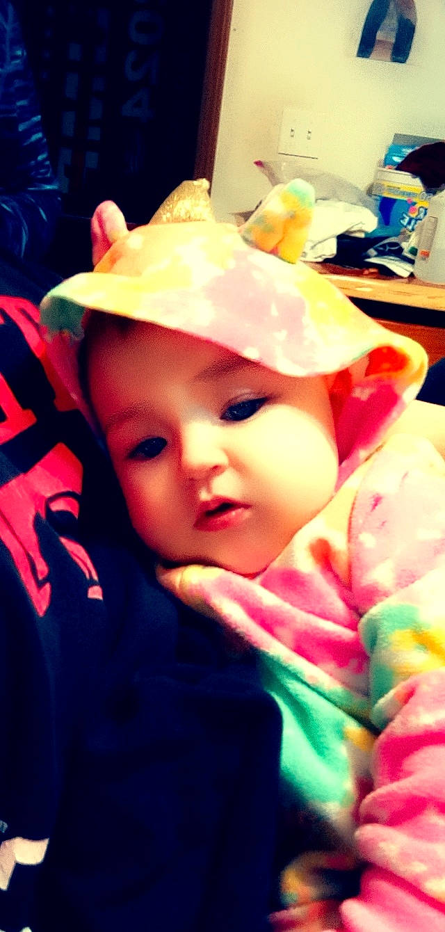 Everly is registered to the contest to win money with this photo: baby, baby_products, baby_toddler_clothing, baseball_cap, cap, carmine, cheek, child, costume_hat, fashion_accessory, fun, happy, hat, headwear, helmet, magenta, person, personal_protective_equipment, pink, portrait_photography