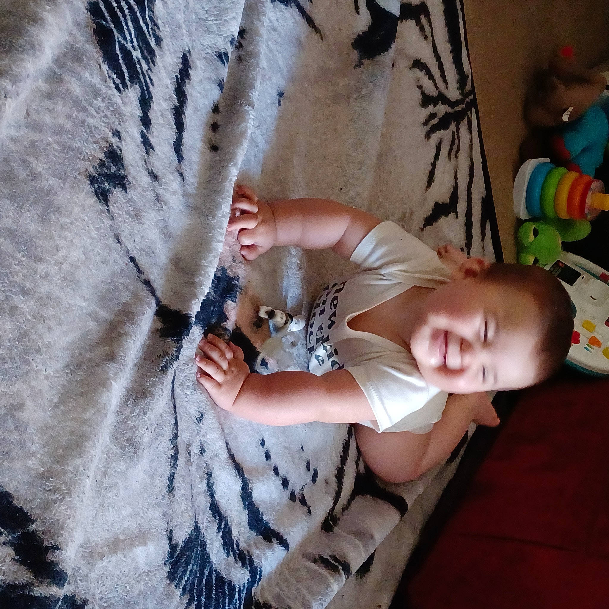 Ronin joined the competition — help win amazing prizes! arm, baby, child, comfort, doll, dress, fawn, finger, fun, hairstyle, human_body, joy, mammal, pattern, person, sitting, skin, textile, toddler, toy