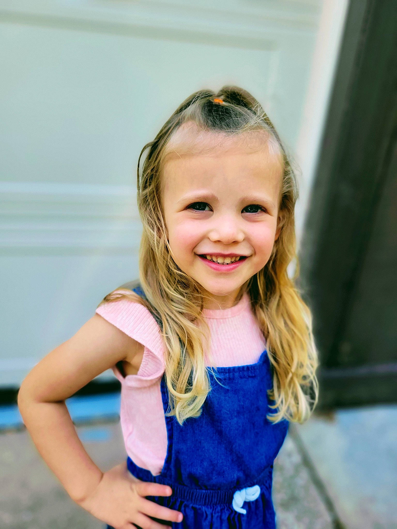 Lacey joined the competition — help win amazing prizes! blond, brown_hair, child, day_dress, electric_blue, fashion_accessory, fashion_design, flash_photography, fun, happy, iris, joy, leisure, pattern, person, portrait_photography, shoulder, sleeve, smile, street_fashion