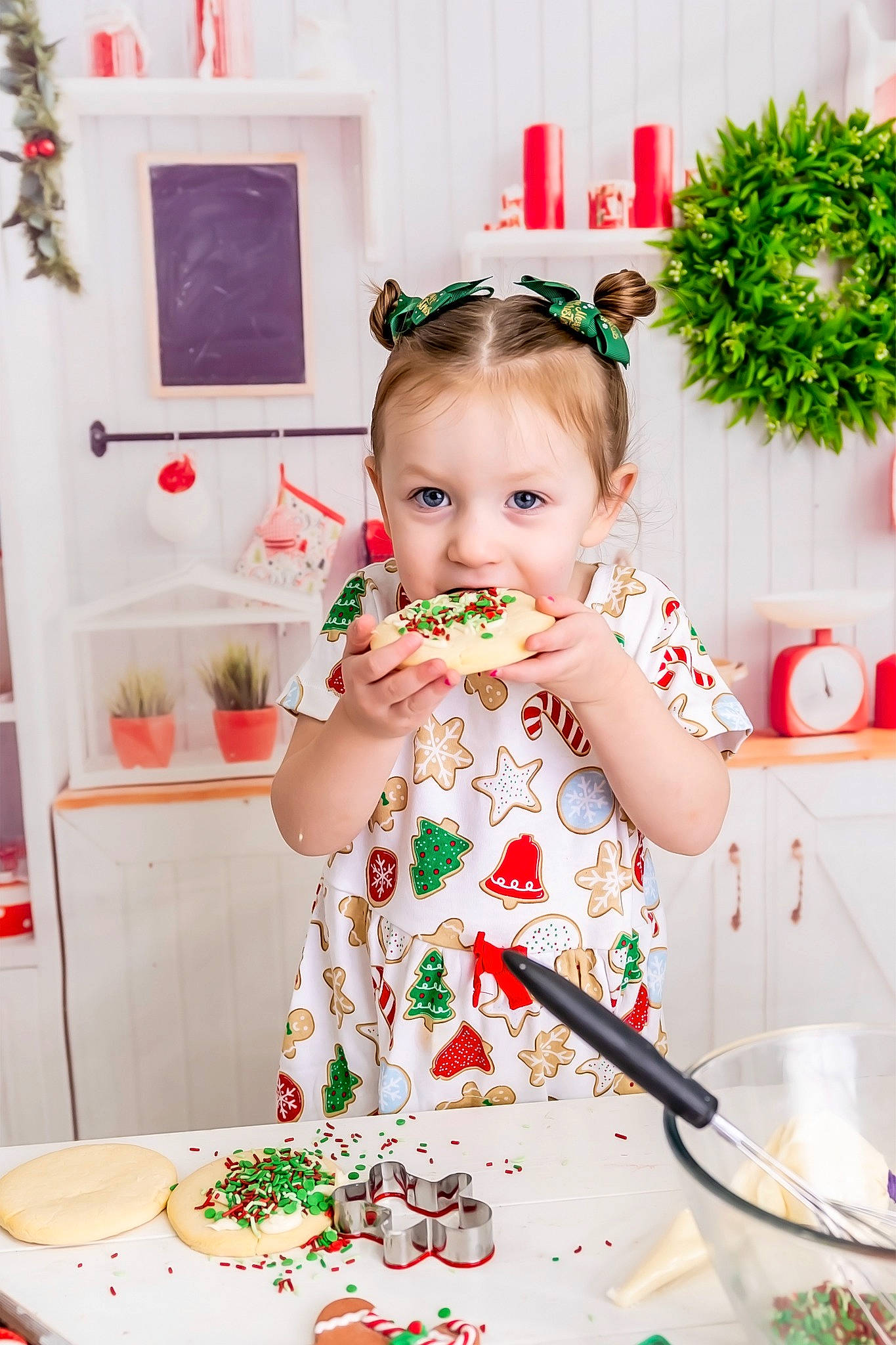 Talina joined the competition — help win amazing prizes! baby_toddler_clothing, cake, cake_decorating, child, cooking, cuisine, dress, event, food, green, happy, orange, person, pink, plant, plate, red, sugar_cake, sweetness, tableware