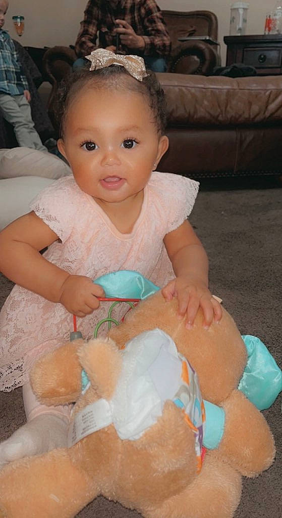 Aaliyah joined the competition — help win amazing prizes! baby, baby_toddler_clothing, cheek, child, comfort, couch, event, finger, fun, happy, head, iris, organ, person, pink, product, sitting, skin, smile, thumb