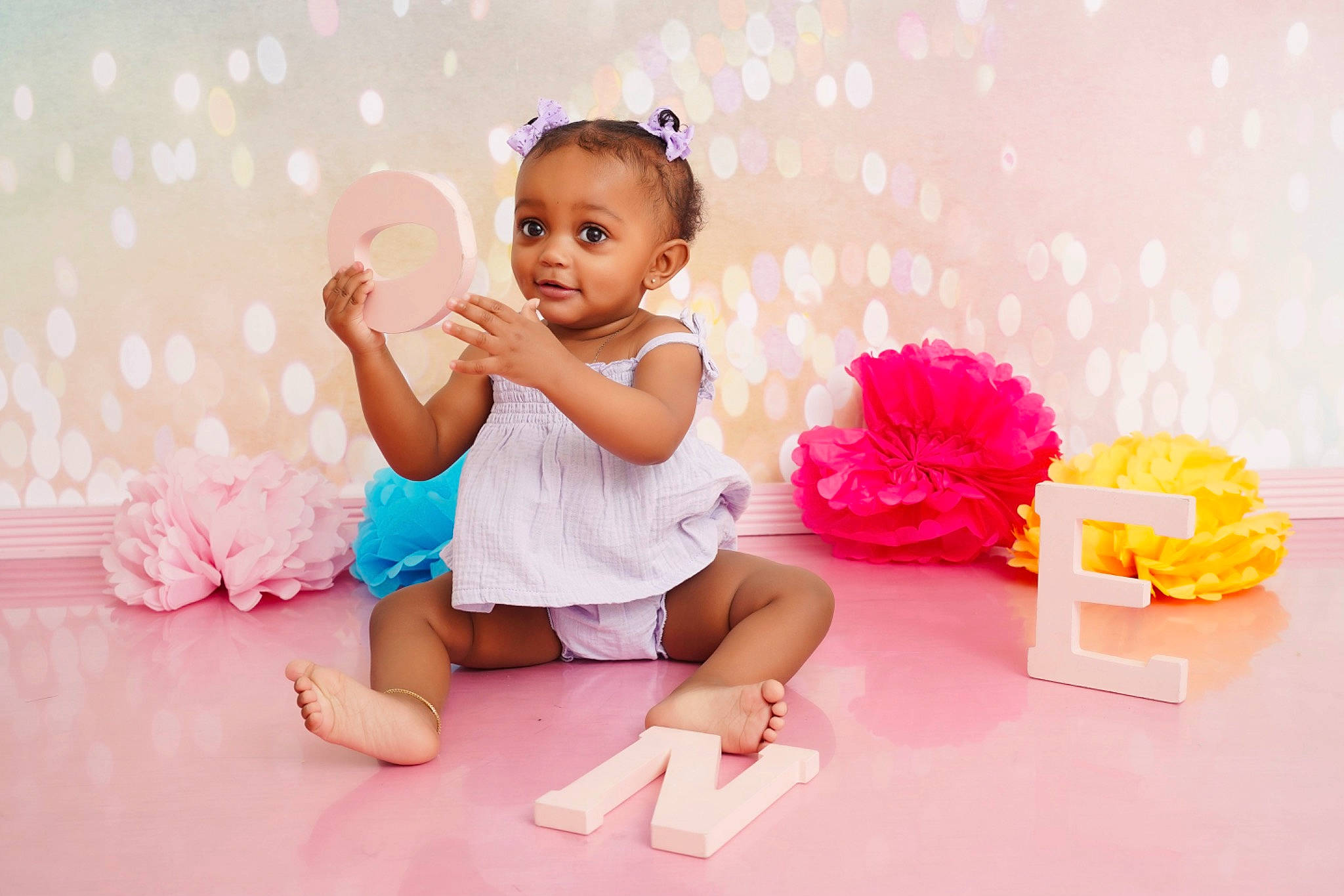 Jayda joined the competition — help win amazing prizes! baby, baby_toddler_clothing, barefoot, child, facial_expression, finger, flash_photography, foot, fun, happy, human_leg, knee, magenta, person, pink, play, purple, sitting, sleeve, thigh