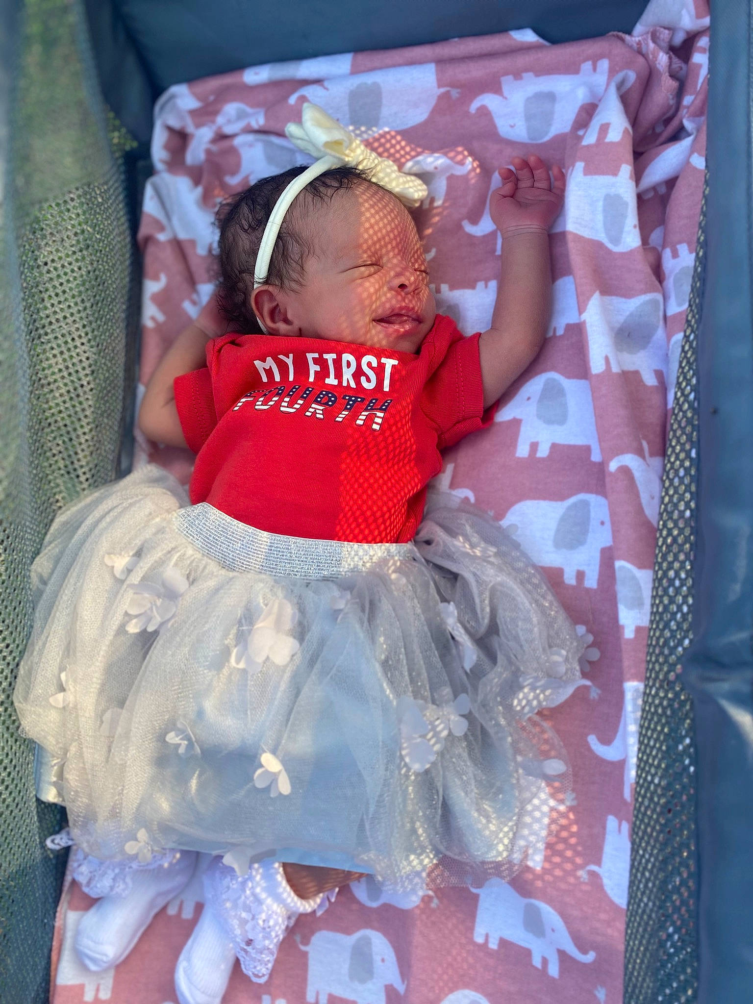 Journee joined the competition — help win amazing prizes! baby, baby_products, baby_safety, baby_toddler_clothing, child, comfort, dress, embellishment, fashion_accessory, hair_accessory, happy, linens, magenta, pattern, person, pink, room, sitting, sleeve, toddler