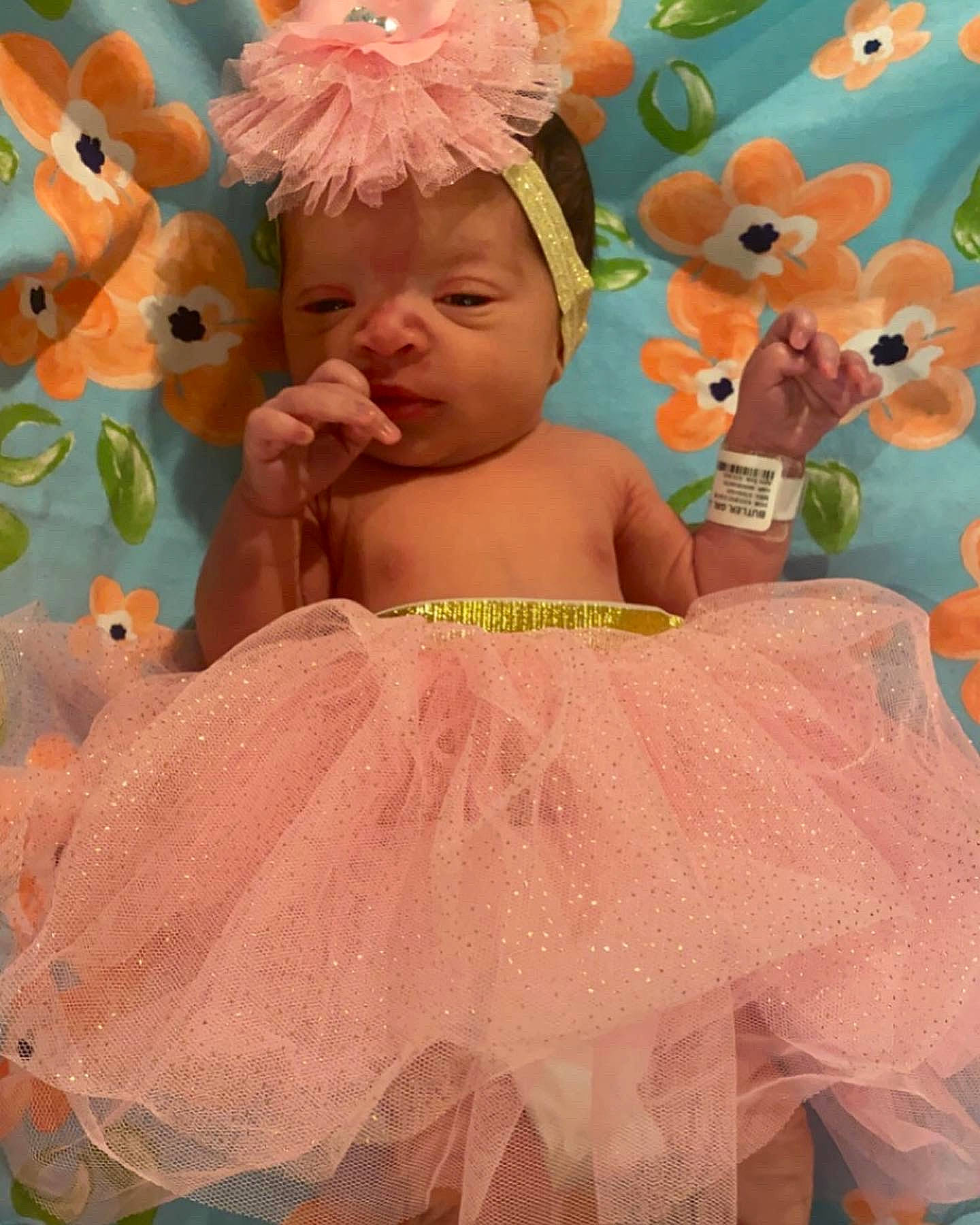 Journee joined the competition — help win amazing prizes! art, baby, baby_products, baby_toddler_clothing, ballet_tutu, costume_hat, event, fashion_accessory, happy, headgear, headpiece, magenta, pattern, peach, person, petal, pink, plant, product, textile