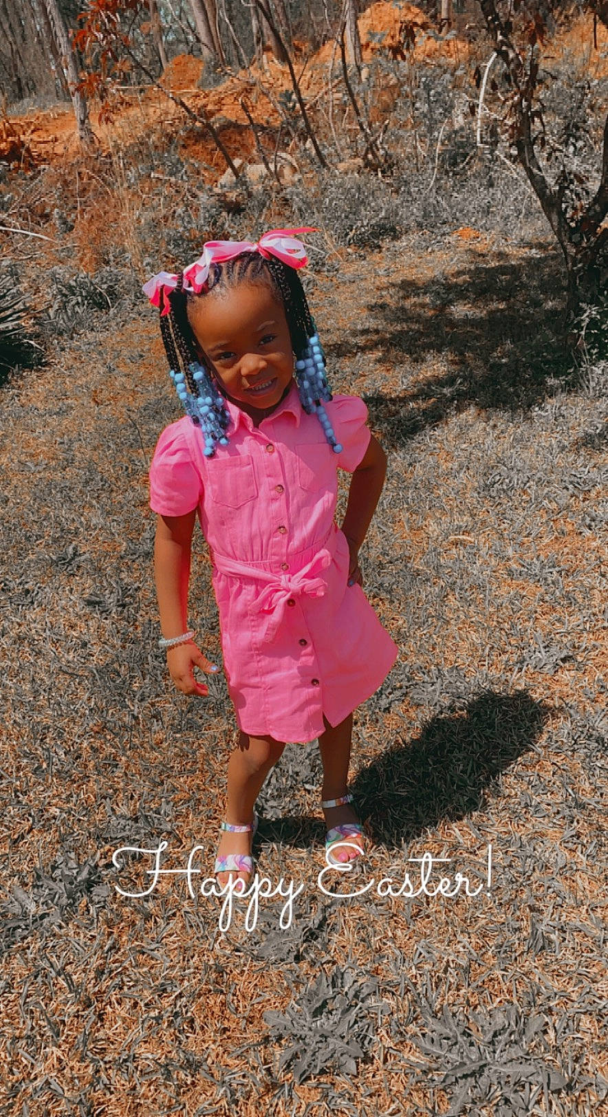 Armani is registered to the contest to win money with this photo: adaptation, baby_toddler_clothing, bicycle_helmet, bicycles_equipment_and_supplies, child, fashion_accessory, fun, grass, happy, helmet, landscape, leisure, magenta, people_in_nature, person, personal_protective_equipment, pink, recreation, smile, soil