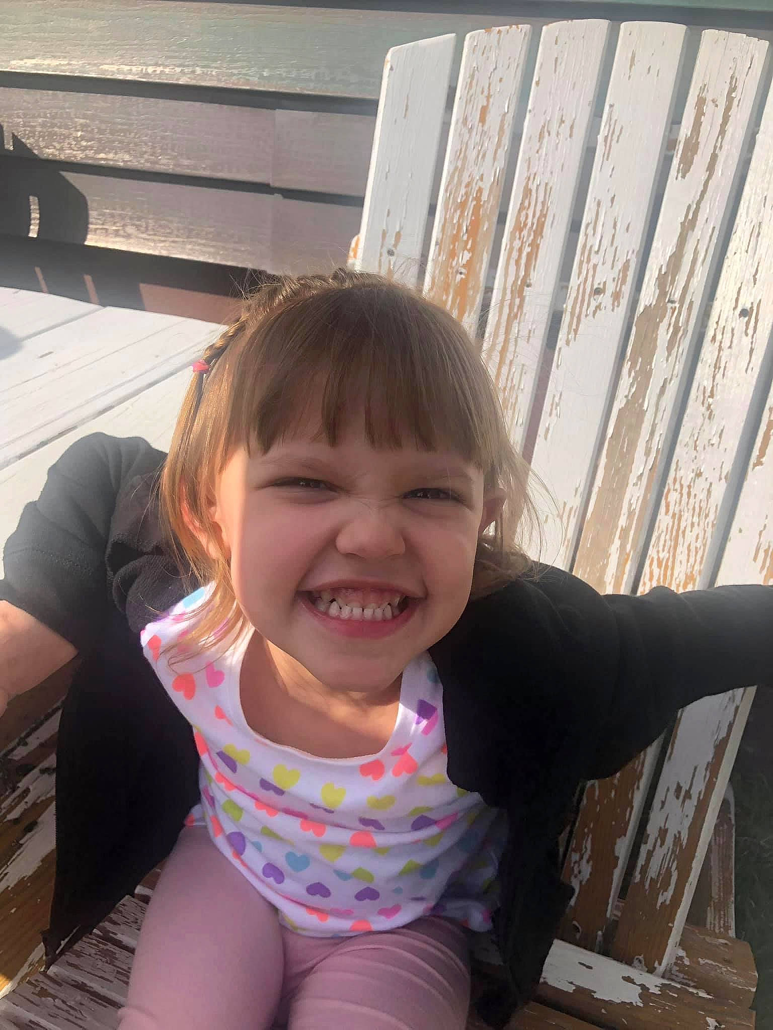 Aubriella is registered to the contest to win money with this photo: arm, baby_toddler_clothing, cheek, chin, cool, finger, hair, happy, human_body, iris, joy, lip, mouth, neck, nose, person, shoulder, skin, smile, thigh