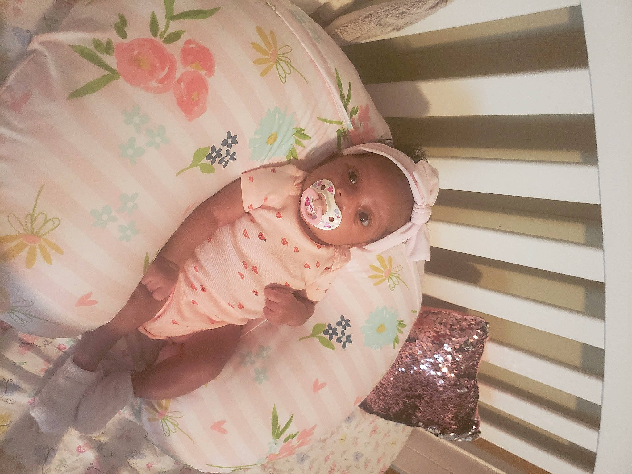 Ivy joined the competition — help win amazing prizes! baby, baby_products, baby_sleeping, baby_toddler_clothing, bedtime, birth, child, happy, nap, person, pink, product, room, sleep, textile, toddler