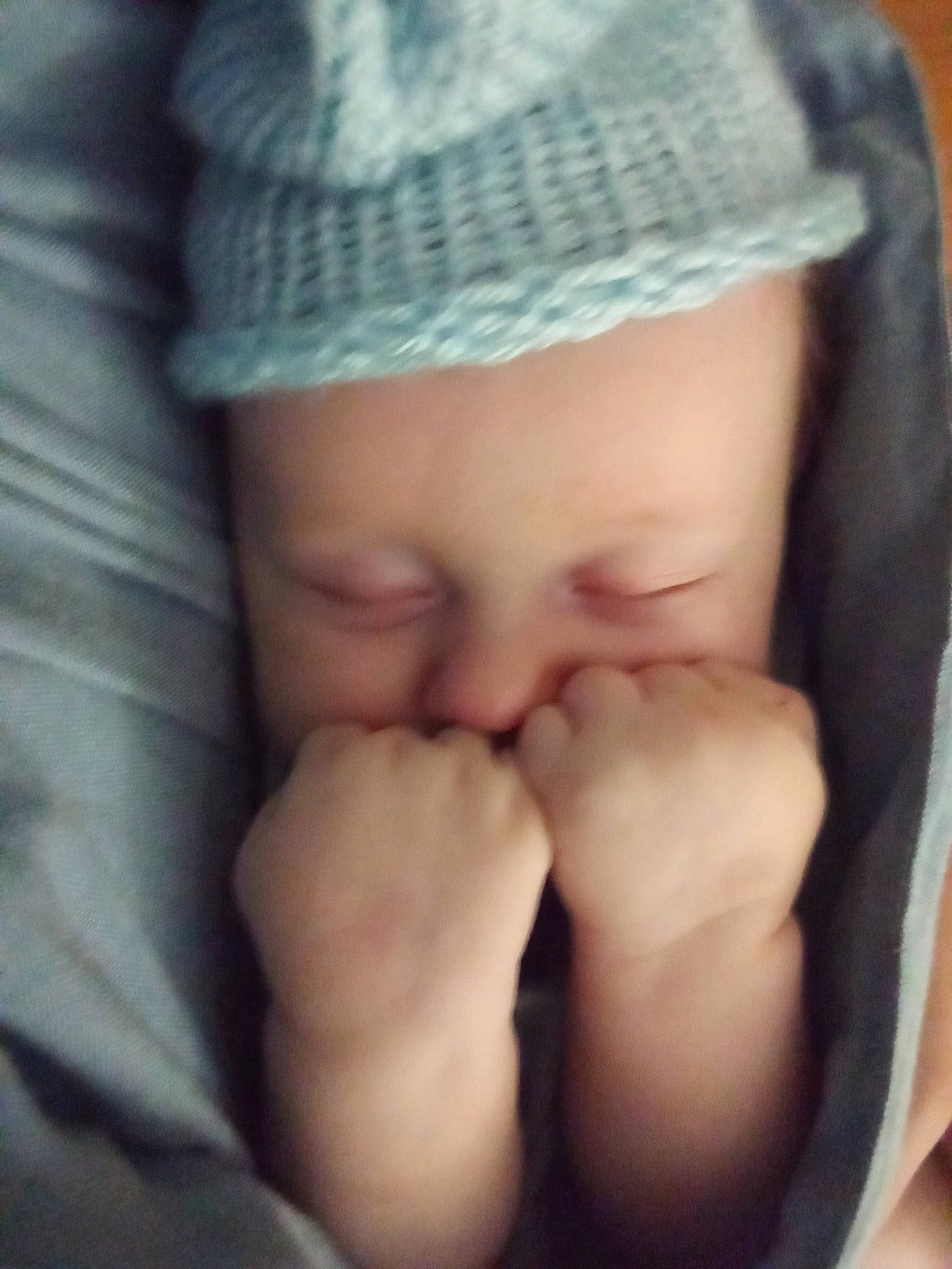 Hoss joined the competition — help win amazing prizes! baby, baby_sleeping, cap, cheek, child, chin, close_up, comfort, eye, eyelash, finger, gesture, happy, mouth, nail, nose, person, skin, smile, thumb