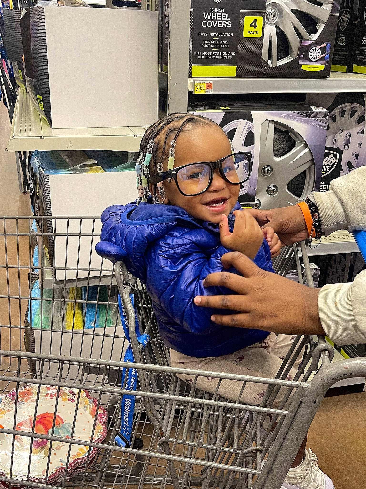 Melodi joined the competition — help win amazing prizes! audio_equipment, cart, child, customer, engineering, eyewear, fun, grocery_store, job, leisure, machine, person, personal_protective_equipment, retail, service, shopping, shopping_cart, smile, tire, toddler