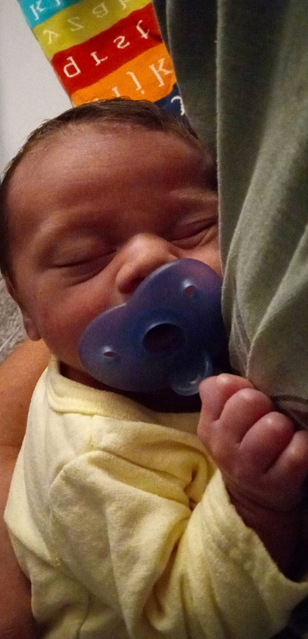 Axton is registered to the contest to win money with this photo: baby, baby_toddler_clothing, cheek, child, chin, comfort, ear, eyelash, finger, fun, happy, jaw, mouth, nail, neck, nose, person, skin, snout, thumb