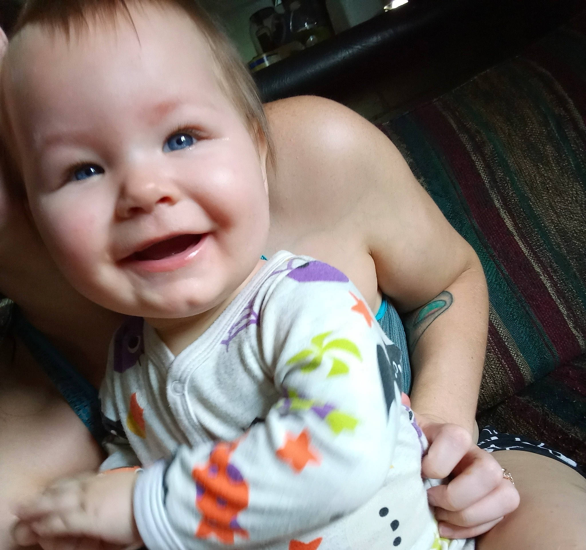 Violet is registered to the contest to win money with this photo: arm, baby, beauty, cheek, child, chin, cool, eye, face, facial_expression, fun, happy, head, human, joy, lip, mouth, nose, person, skin