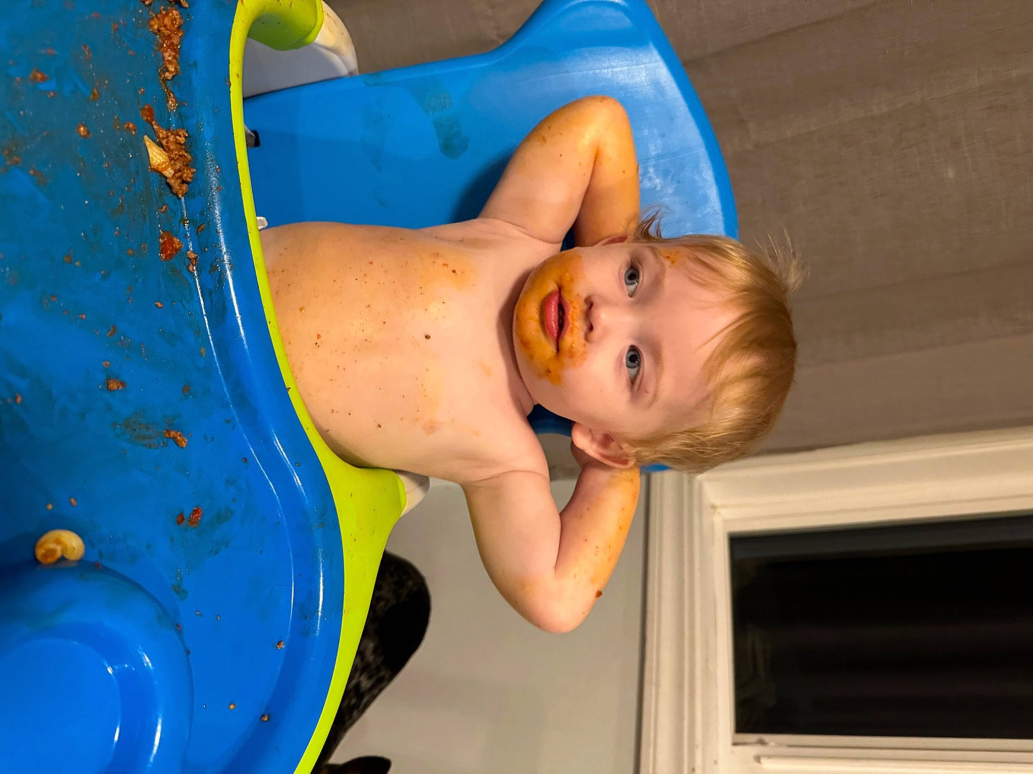 Graysen joined the competition — help win amazing prizes! abdomen, baby, blue, chest, child, elbow, electric_blue, facial_expression, fun, happy, human_body, human_leg, leg, leisure, person, play, recreation, swimwear, thigh, toddler