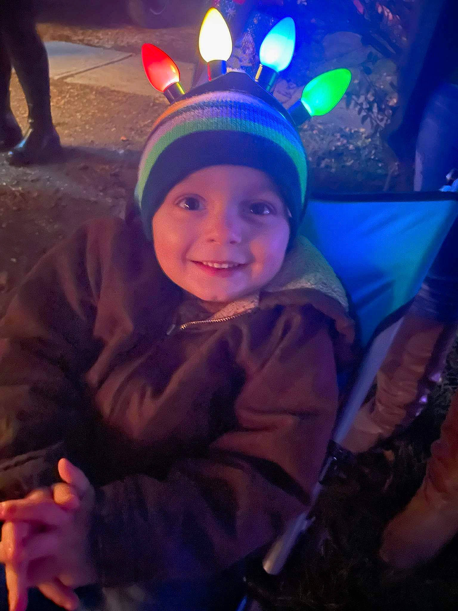 Charles joined the competition — help win amazing prizes! cap, cloud, cool, costume_hat, electric_blue, event, finger, flash_photography, fun, happy, headgear, headwear, joy, leisure, light, magenta, person, plant, purple, smile