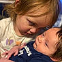 Amari is registered to the contest to win money with this photo: child, baby, sibling, love, tenderness, closeup, portrait, indoor, candid, face, person, holding, looking, young, cute, family, affection, clothing, expression, human