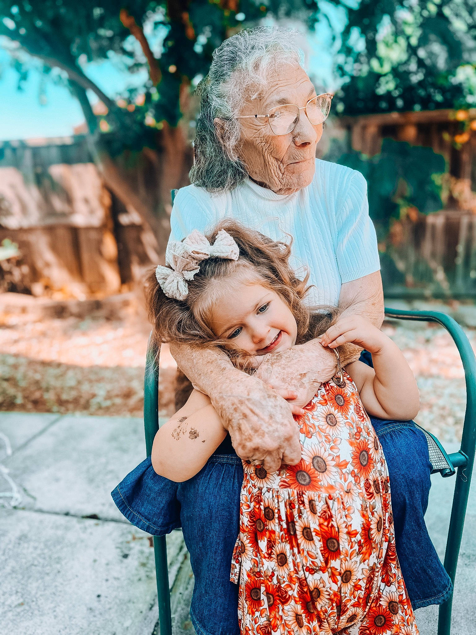 Everly joined the competition — help win amazing prizes! baby, blue, child, event, family, fun, grass, green, happy, laugh, leisure, love, people_in_nature, person, portrait_photography, recreation, shoulder, sitting, smile, toddler