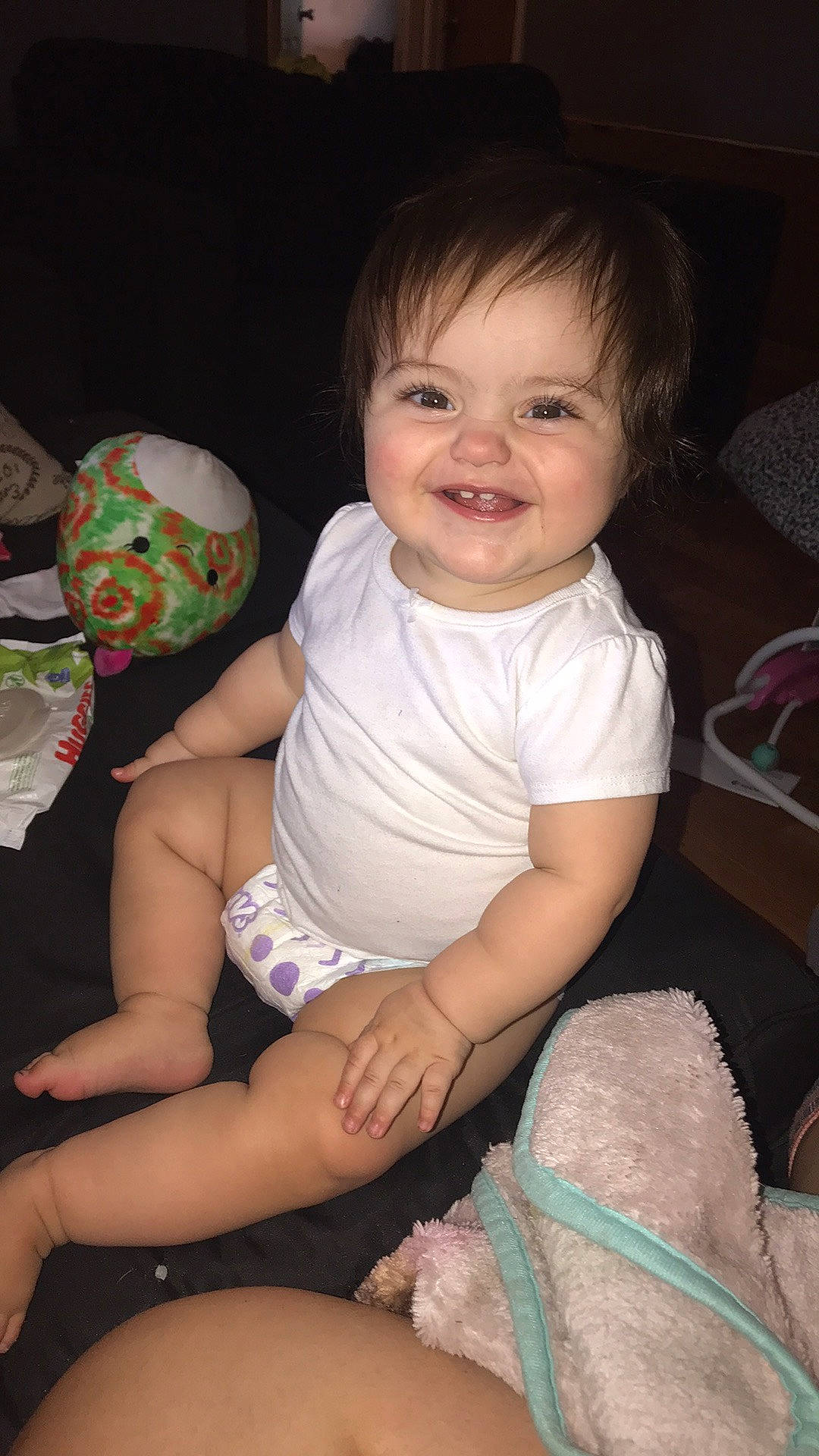 Kinleigh joined the competition — help win amazing prizes! arm, baby_toddler_clothing, cheek, eye, face, facial_expression, hair, hairstyle, hand, head, human, human_body, iris, joy, leg, mouth, nose, organ, person, product