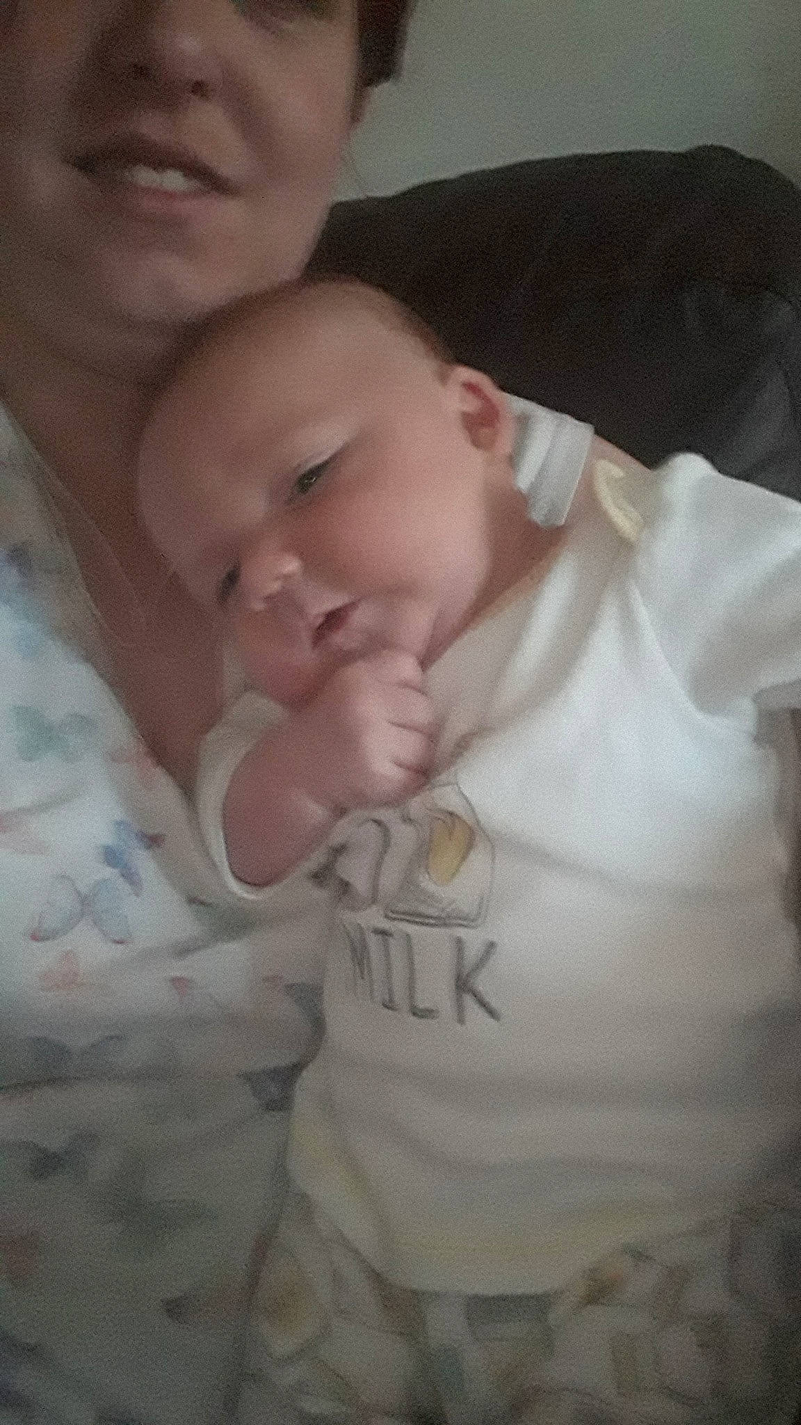 Leyton is registered to the contest to win money with this photo: baby, bedtime, birth, cheek, child, ear, eye, face, forehead, gesture, head, lip, mouth, muscle, nose, person, skin, sleep, smile, toddler