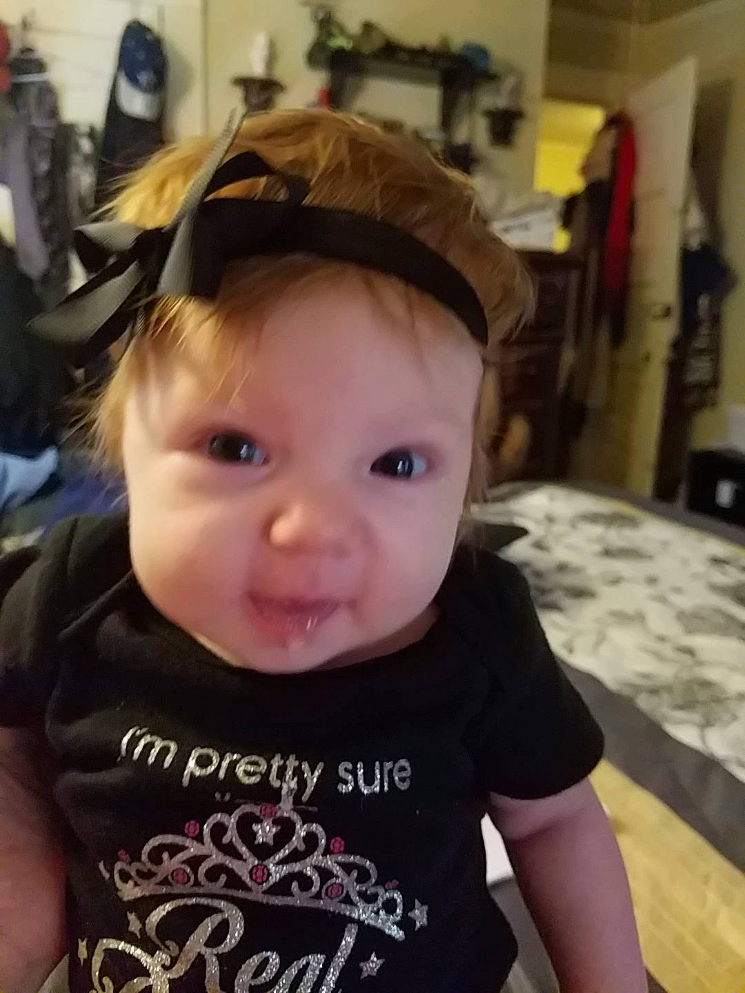 Abbigail is registered to the contest to win money with this photo: baby, cap, cheek, child, cool, ear, face, fashion_accessory, forehead, hair_accessory, hat, head, headband, headgear, lip, person, photography, selfie, skin, smile