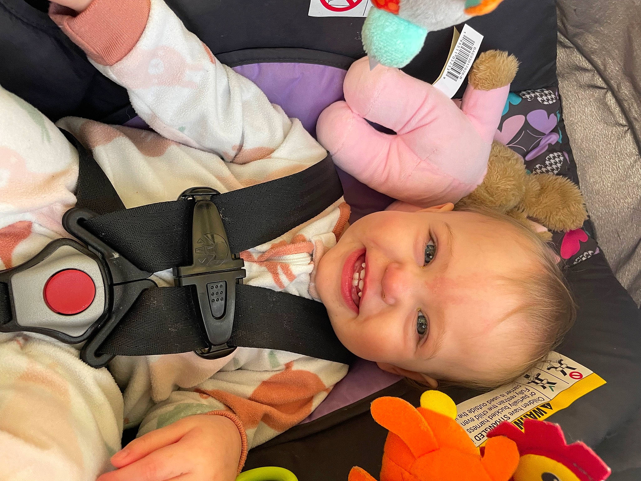 Scarlette is registered to the contest to win money with this photo: baby, baby_products, cheek, child, eyelash, facial_expression, finger, fun, gesture, hand, happy, health_care, joy, mouth, nail, people, person, product, skin, smile