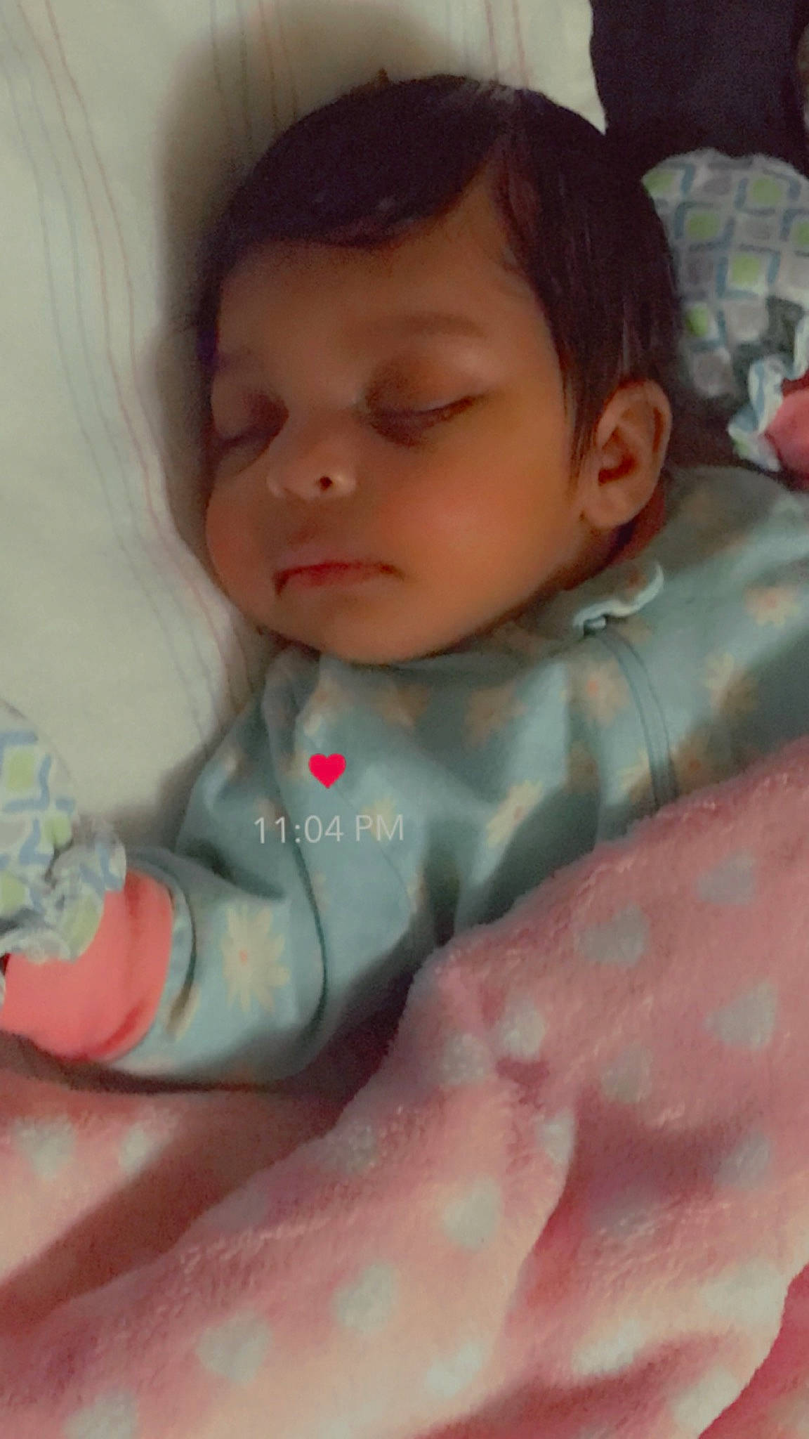 Nashia is registered to the contest to win money with this photo: baby, baby_toddler_clothing, cheek, child, comfort, eyebrow, eyelash, finger, fun, gesture, happy, iris, linens, lip, mouth, nose, person, pink, skin, sleeve