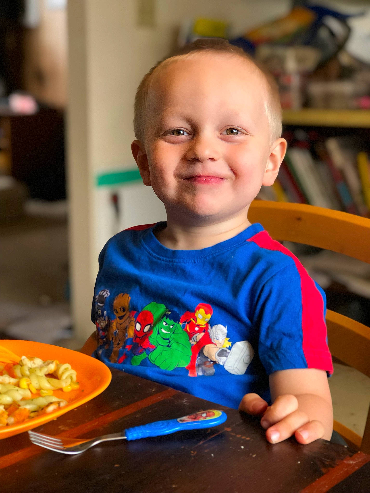 Blake joined the competition — help win amazing prizes! baby, cheek, child, comfort_food, eating, food, person, play, sitting, smile, toddler