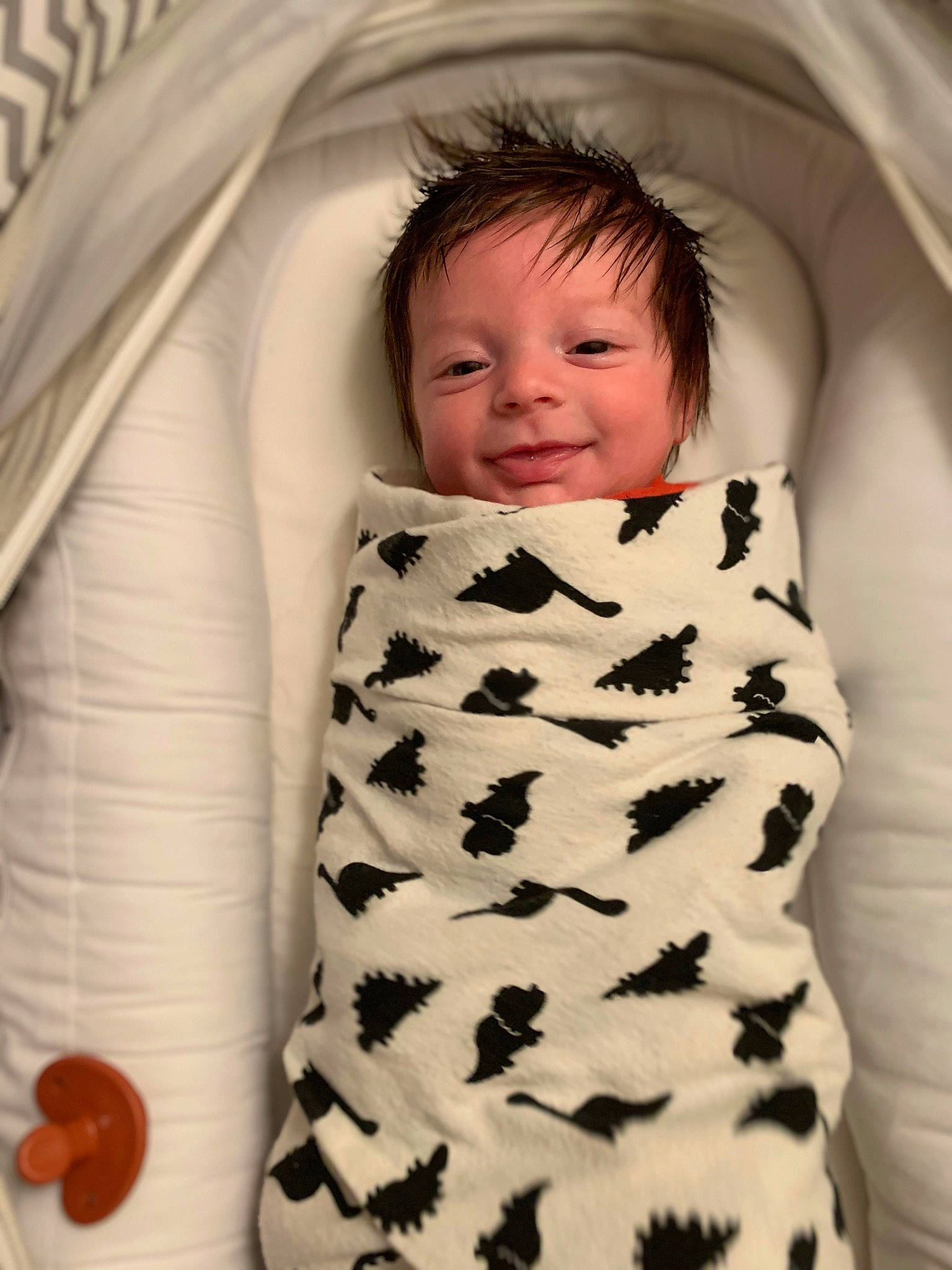 Levi joined the competition — help win amazing prizes! baby, baby_toddler_clothing, comfort, eye, face, facial_expression, hairstyle, head, human, human_body, joy, nose, organ, outerwear, person, product, skin, sleeve, smile, standing