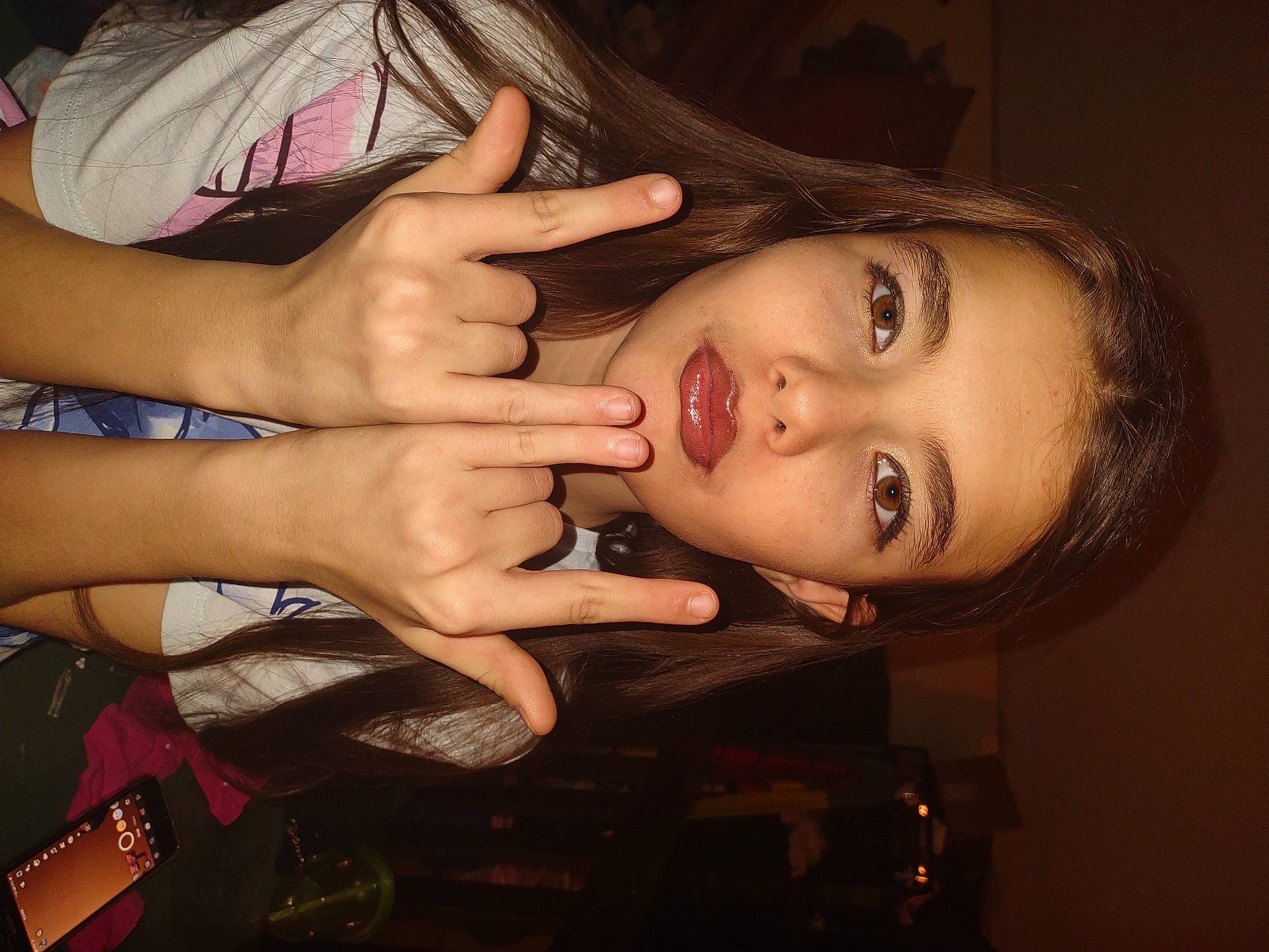 Alana joined the competition — help win amazing prizes! black_hair, cheek, chin, cool, ear, eyebrow, eyelash, finger, flash_photography, forehead, gesture, happy, jaw, lip, mouth, nail, neck, nose, person, skin