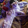 Luna joined the competition — help win amazing prizes! cat, fluffy, white_cat, orange_cat, indoor, blanket, quilt, furniture, relaxed, pet, cute, animal, resting, cozy, soft_lighting, fur, domestic, sleepy, laying, home