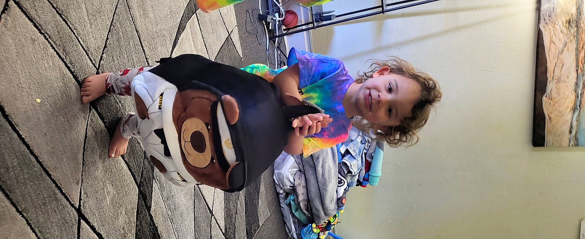 Kai joined the competition — help win amazing prizes! animation, child, costume, entertainment, event, fashion, fun, happy, hat, joy, leisure, mammal, person, public_event, recreation, smile, street_fashion, summer, t_shirt, tree