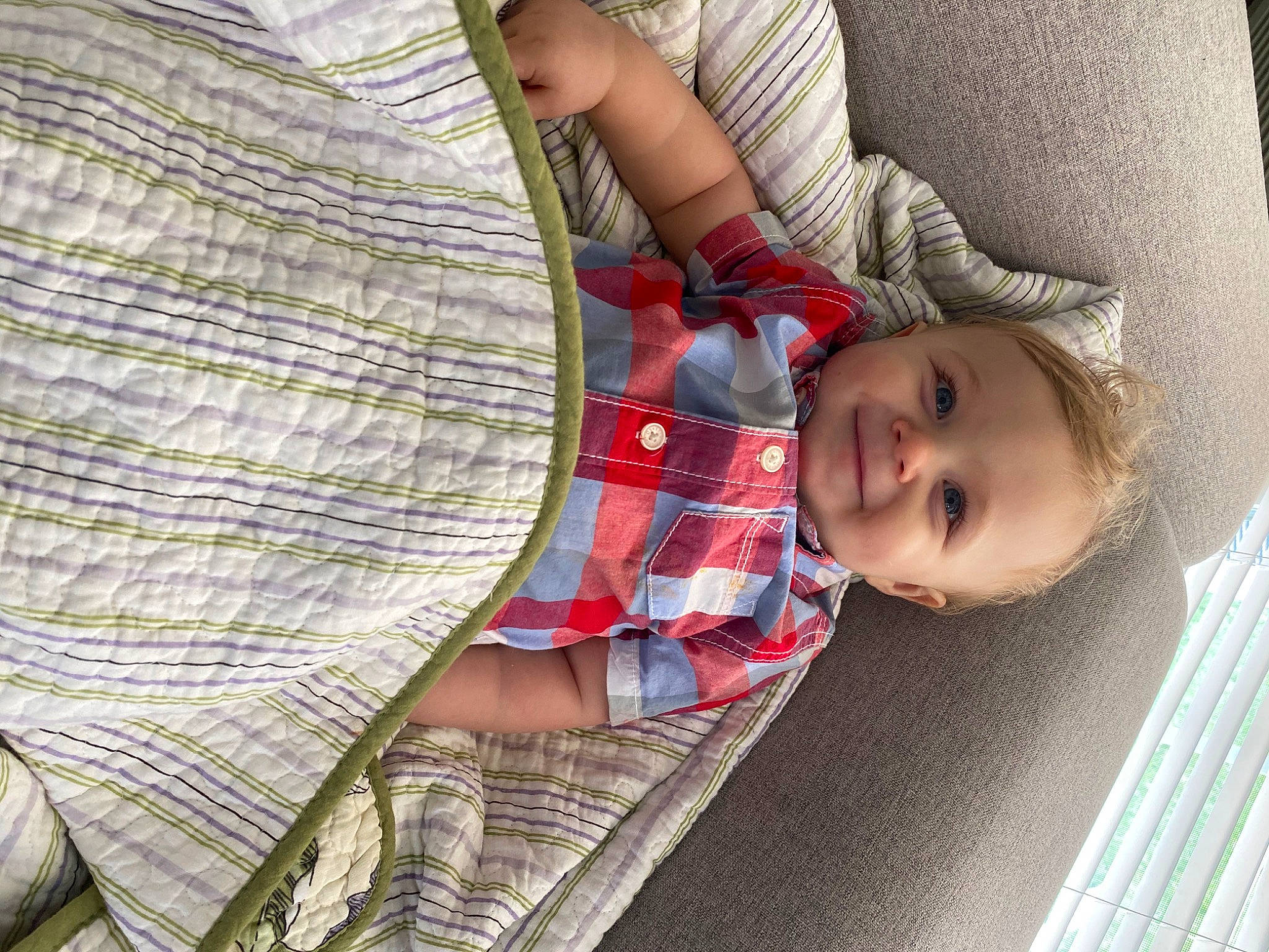 James joined the competition — help win amazing prizes! baby, child, hammock, joy, nap, person, skin, sleep, smile, toddler, tree