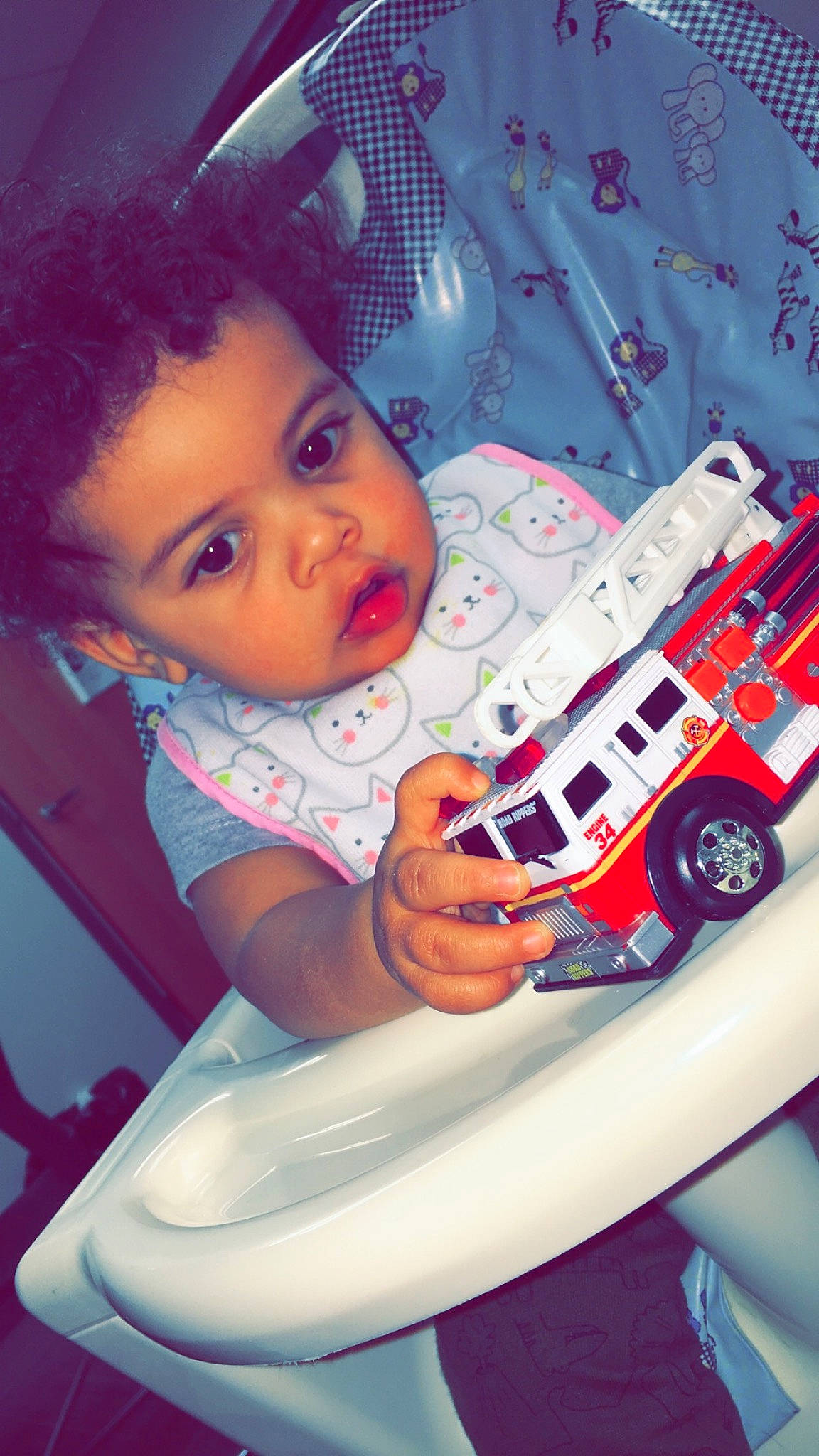 Xavior joined the competition — help win amazing prizes! baby, car, child, cool, fun, person, pink, play, product, smile, toddler, vehicle