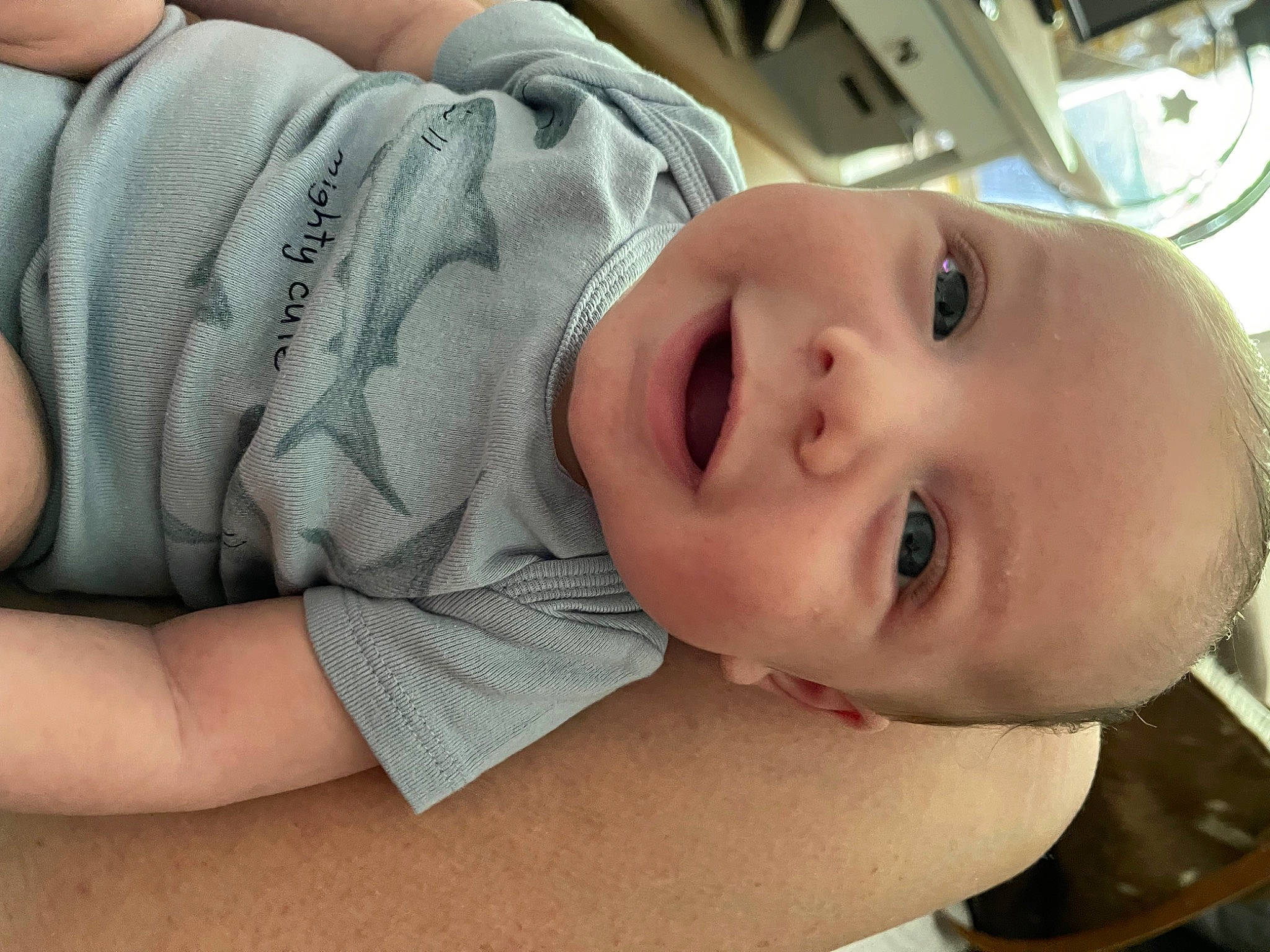 Kasen is registered to the contest to win money with this photo: baby, baby_toddler_clothing, cheek, child, comfort, eyebrow, eyelash, grass, happy, iris, lip, mouth, nose, person, plant, skin, sleeve, smile, toddler, tree