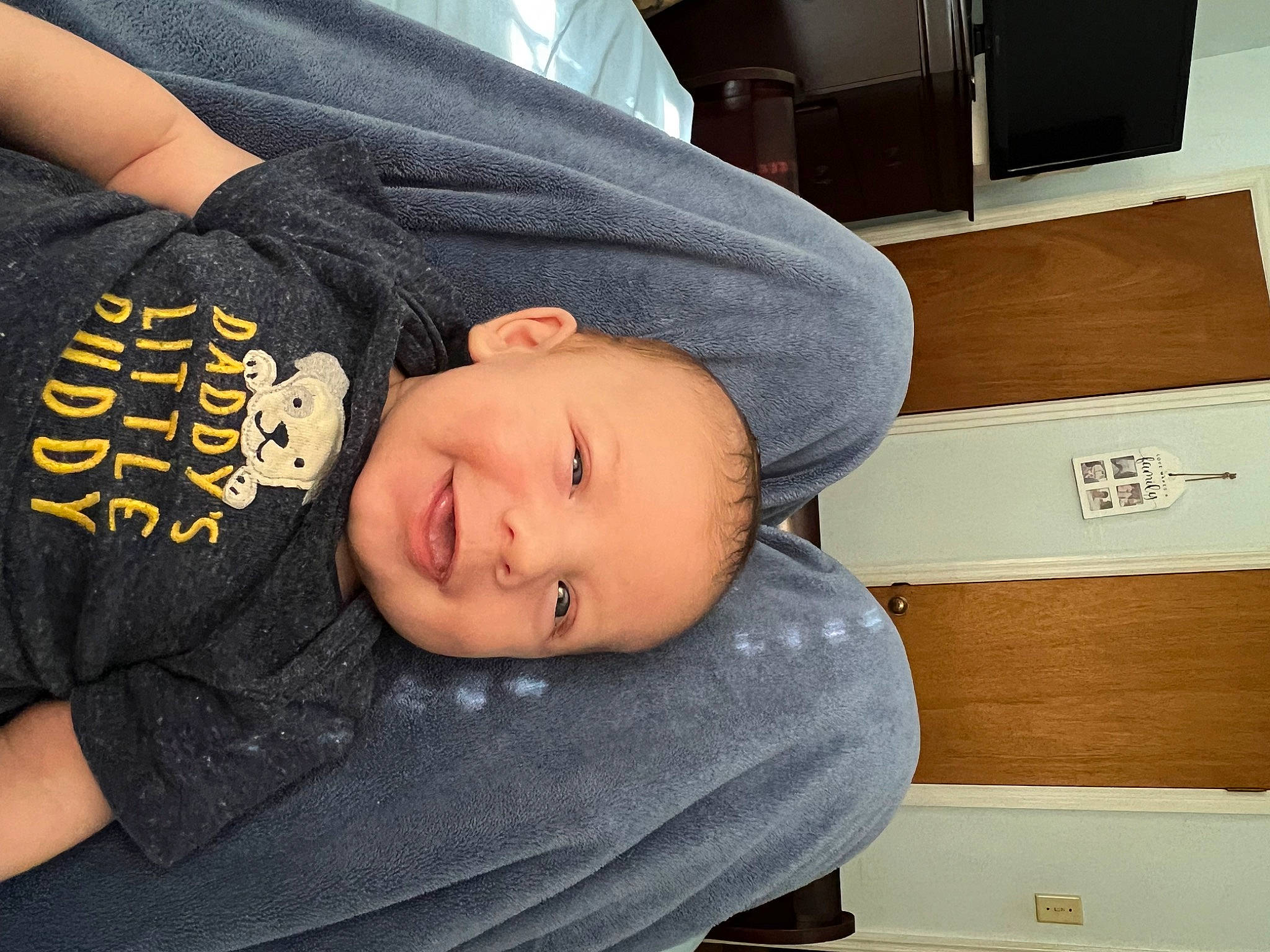 Kasen joined the competition — help win amazing prizes! auto_part, baby_toddler_clothing, car_seat, cheek, child, chin, comfort, cool, elbow, finger, fun, hat, home_appliance, person, room, sitting, sleeve, smile, t_shirt, television