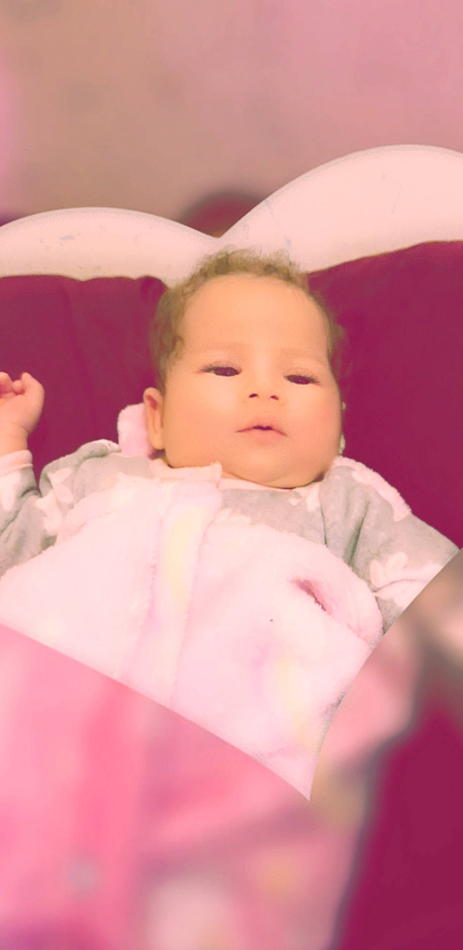 Avalon joined the competition — help win amazing prizes! baby, beauty, bedtime, cheek, child, eye, face, head, lip, mouth, nose, person, pink, skin, smile, toddler