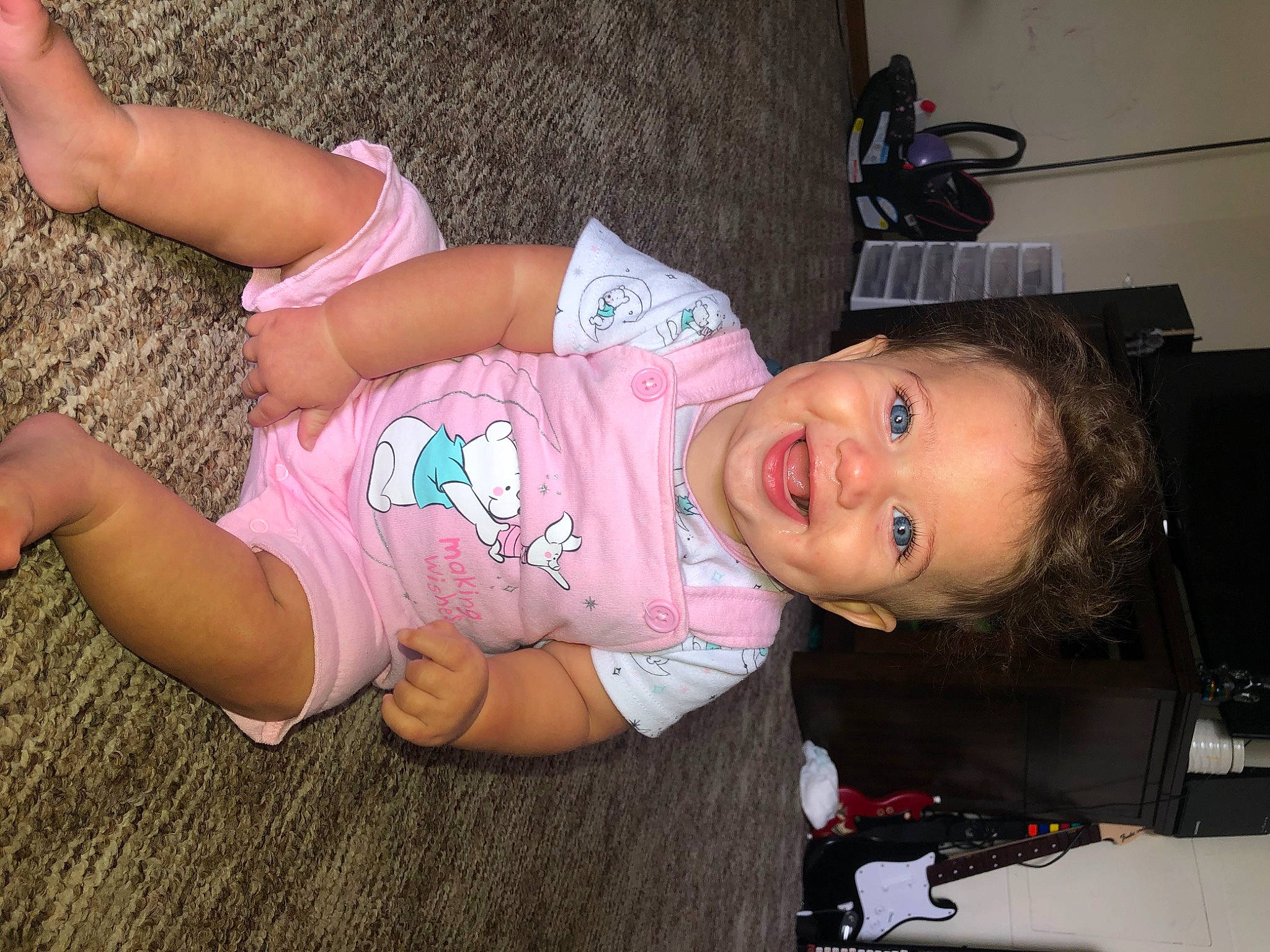 Maiya is registered to the contest to win money with this photo: baby, child, joy, person, toddler