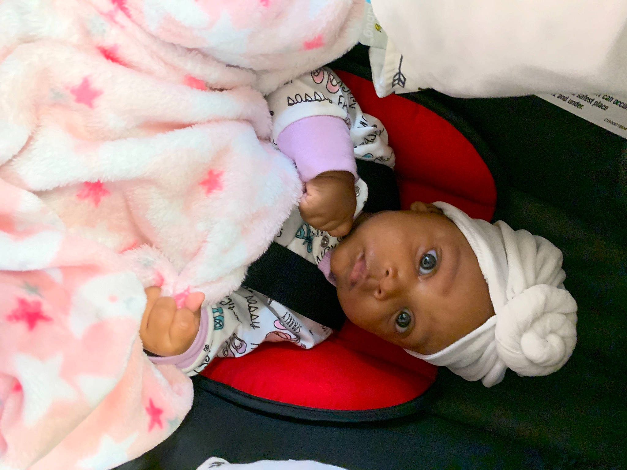 Trinity joined the competition — help win amazing prizes! baby, child, headwear, person, pink, toddler