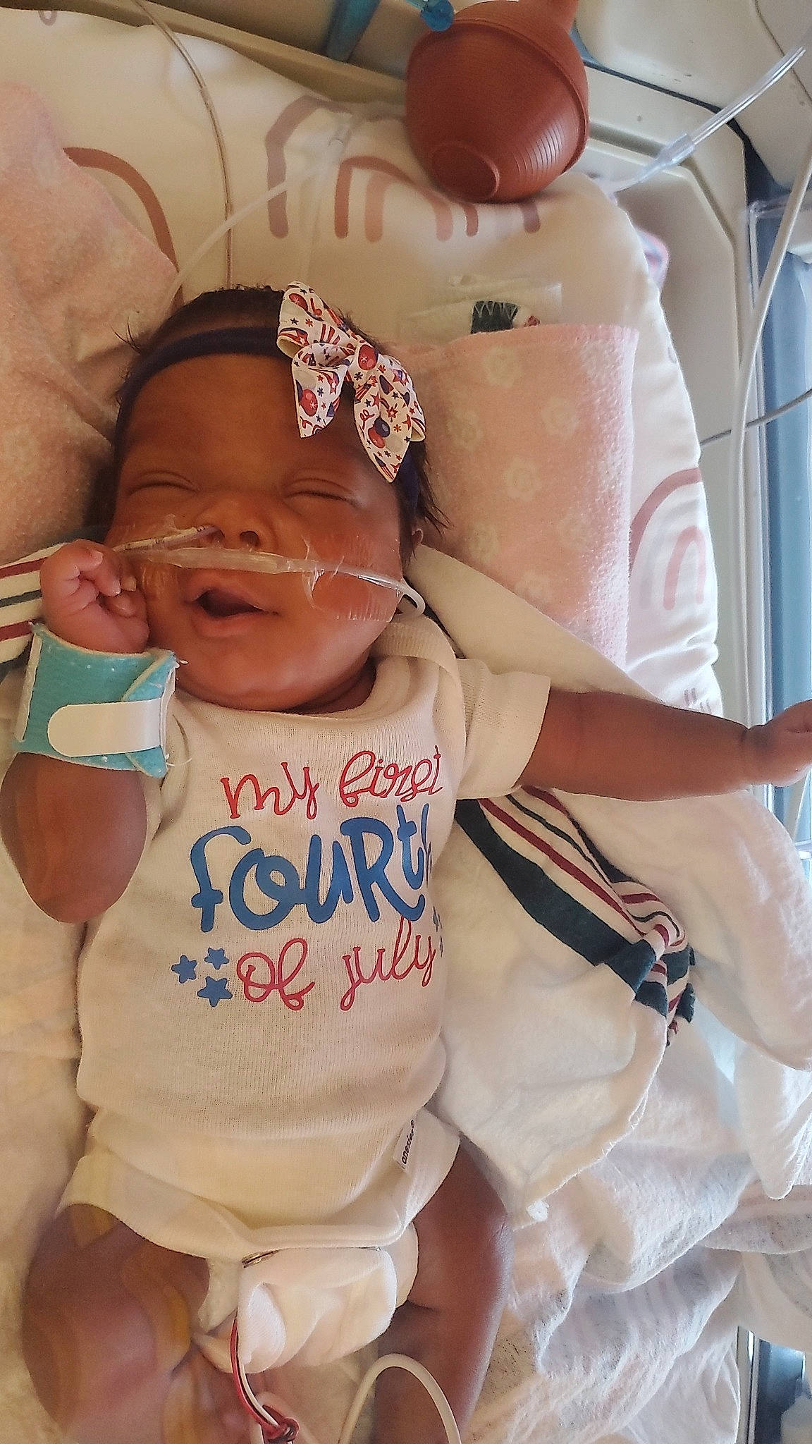 Zyann Walker joined the competition — help win amazing prizes! abdomen, baby, baby_sleeping, baby_toddler_clothing, cheek, comfort, gesture, happy, hat, head, human_body, mouth, person, pink, skin, sleeve, smile, textile, thumb, toddler