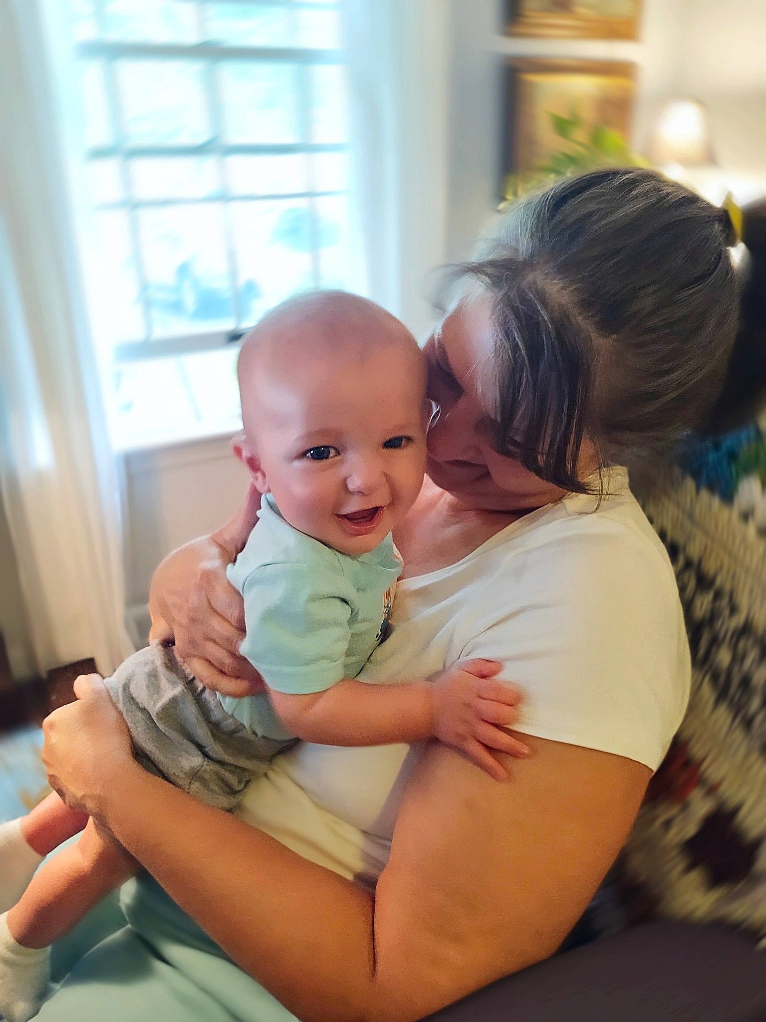 Lincoln Nicholas joined the competition — help win amazing prizes! baby, baby_toddler_clothing, cheek, child, comfort, eye, finger, fun, gesture, hairstyle, hand, happy, interaction, leisure, person, shoulder, sitting, skin, smile, toddler