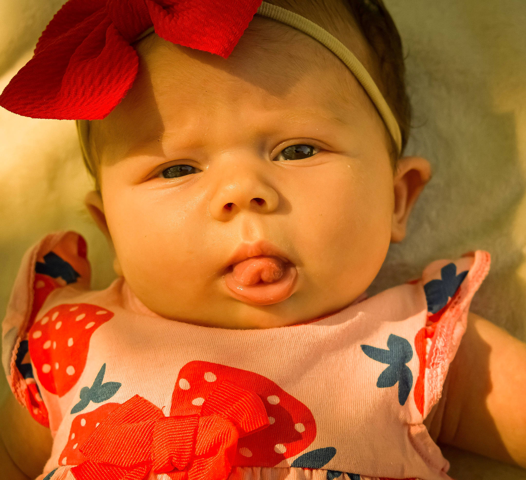 Wrenley is registered to the contest to win money with this photo: baby, cheek, child, chin, ear, face, head, headgear, headwear, lip, mouth, nose, person, portrait_photography, skin, toddler