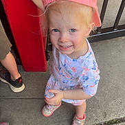 Maizlee is registered to the contest to win money with this photo: baby, baseballcap, boy, cap, child, city, clothing, face, footwear, hat, head, male, pants, person, photography, portrait, sandal, shoe, shorts, sneaker