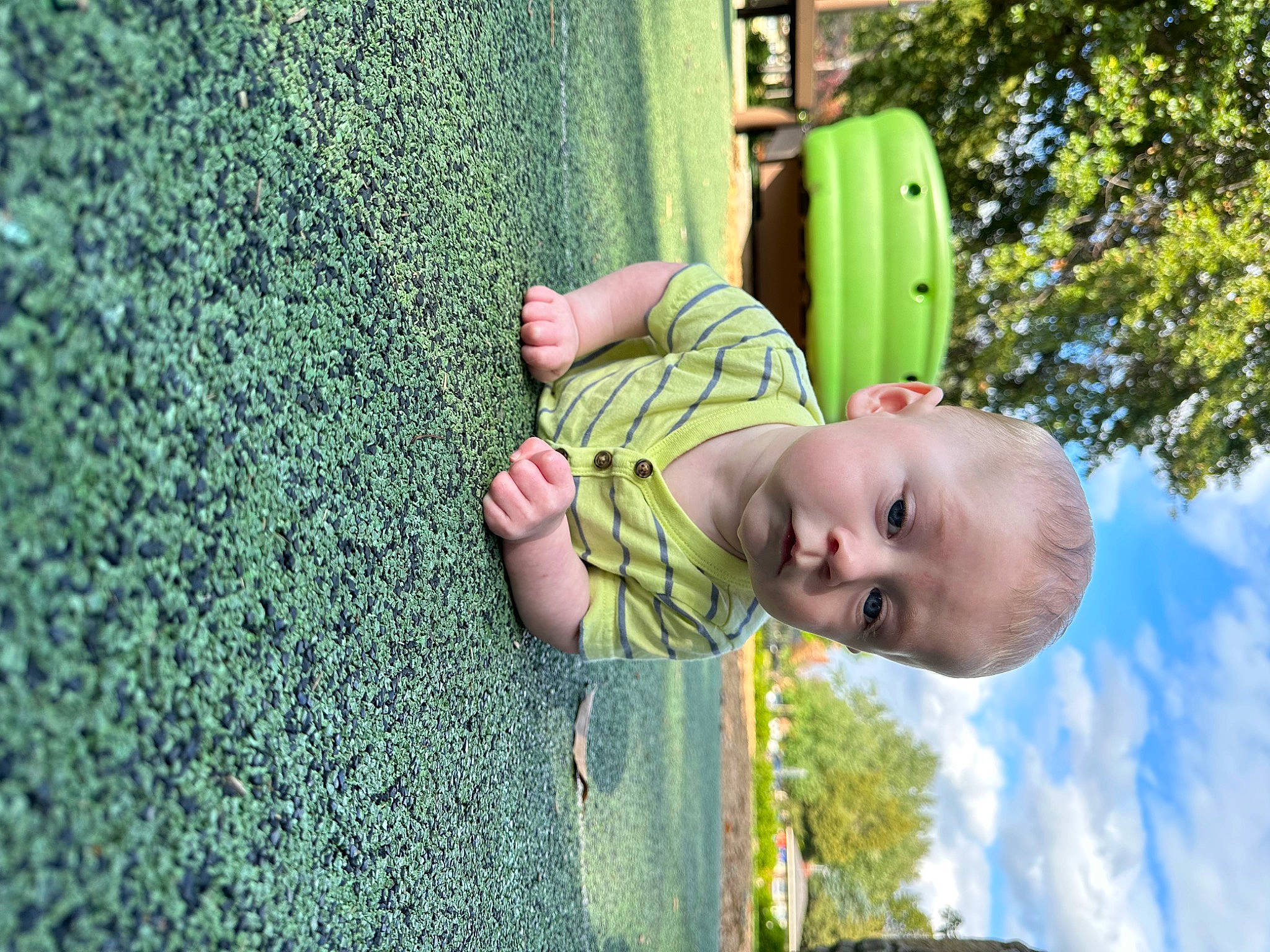 Beaumont joined the competition — help win amazing prizes! facial_expression, fun, grass, grass_family, green, hairstyle, hand, happy, leaf, leisure, people_in_nature, person, plant, public_space, sky, summer, sunlight, toddler, tree, window