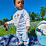 Braylon is registered to the contest to win money with this photo: toddler, child, outdoor, sunny, blue_sky, grass, trees, striped_clothing, mickey_mouse, sunglasses, blanket, toys, basket, shoes, portrait, playtime, daylight, nature, cute, baby