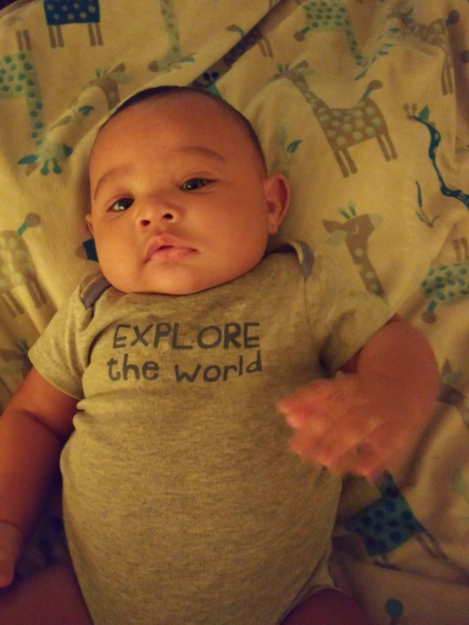 Jakari is registered to the contest to win money with this photo: baby, cheek, child, chin, face, head, lip, mouth, nose, person, skin, toddler