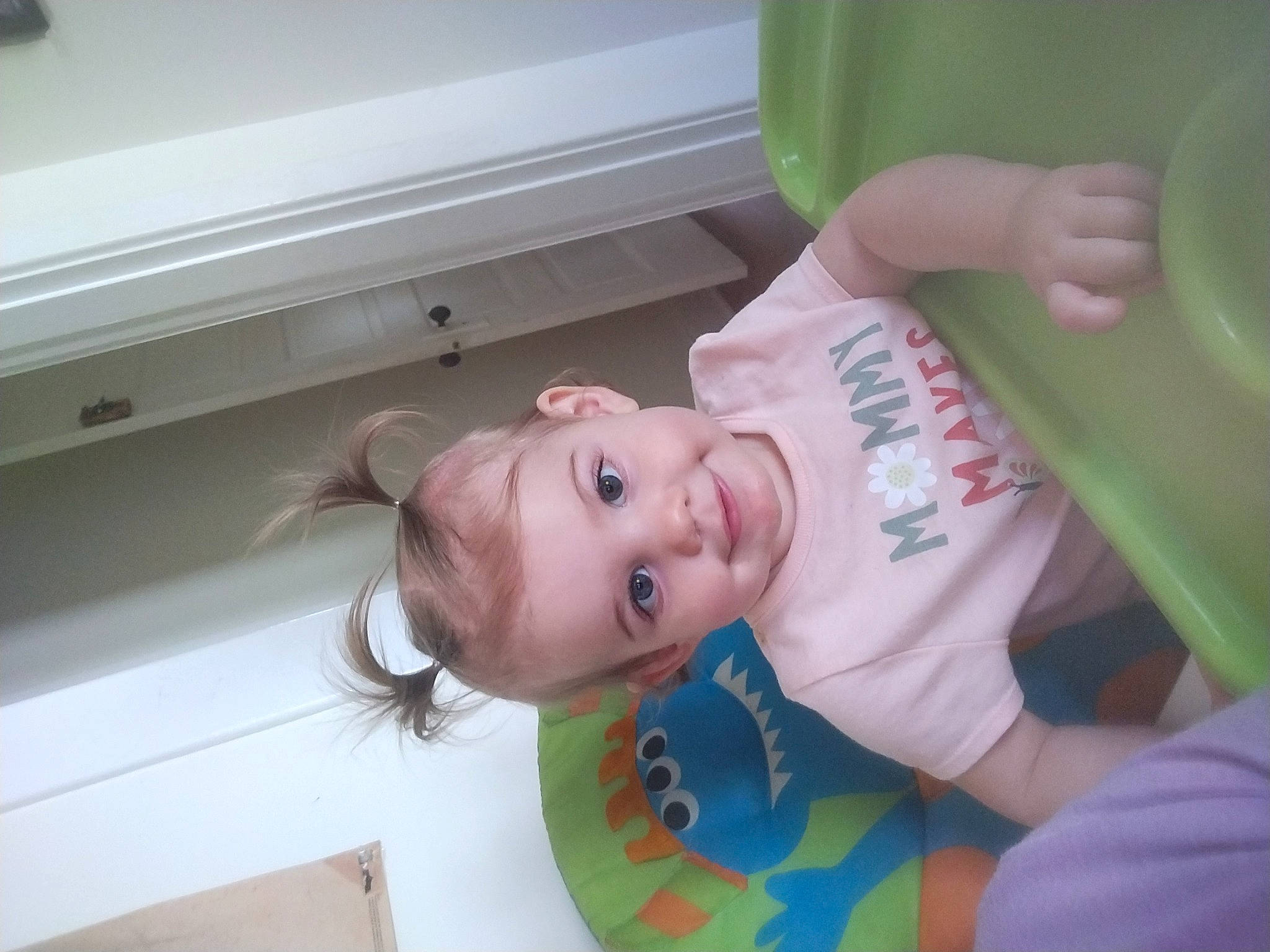 Dakota is registered to the contest to win money with this photo: baby, baby_products, baby_safety, baby_toddler_clothing, cheek, child, flooring, fun, happy, joy, nose, person, room, smile, toddler, wood