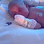 newborn, baby, hospital, incubator, sleeping, medical, sensor, mitten, knitted, blanket, bed, patient, healthcare, infant, child, rest, cute, peaceful, pediatric, monitor