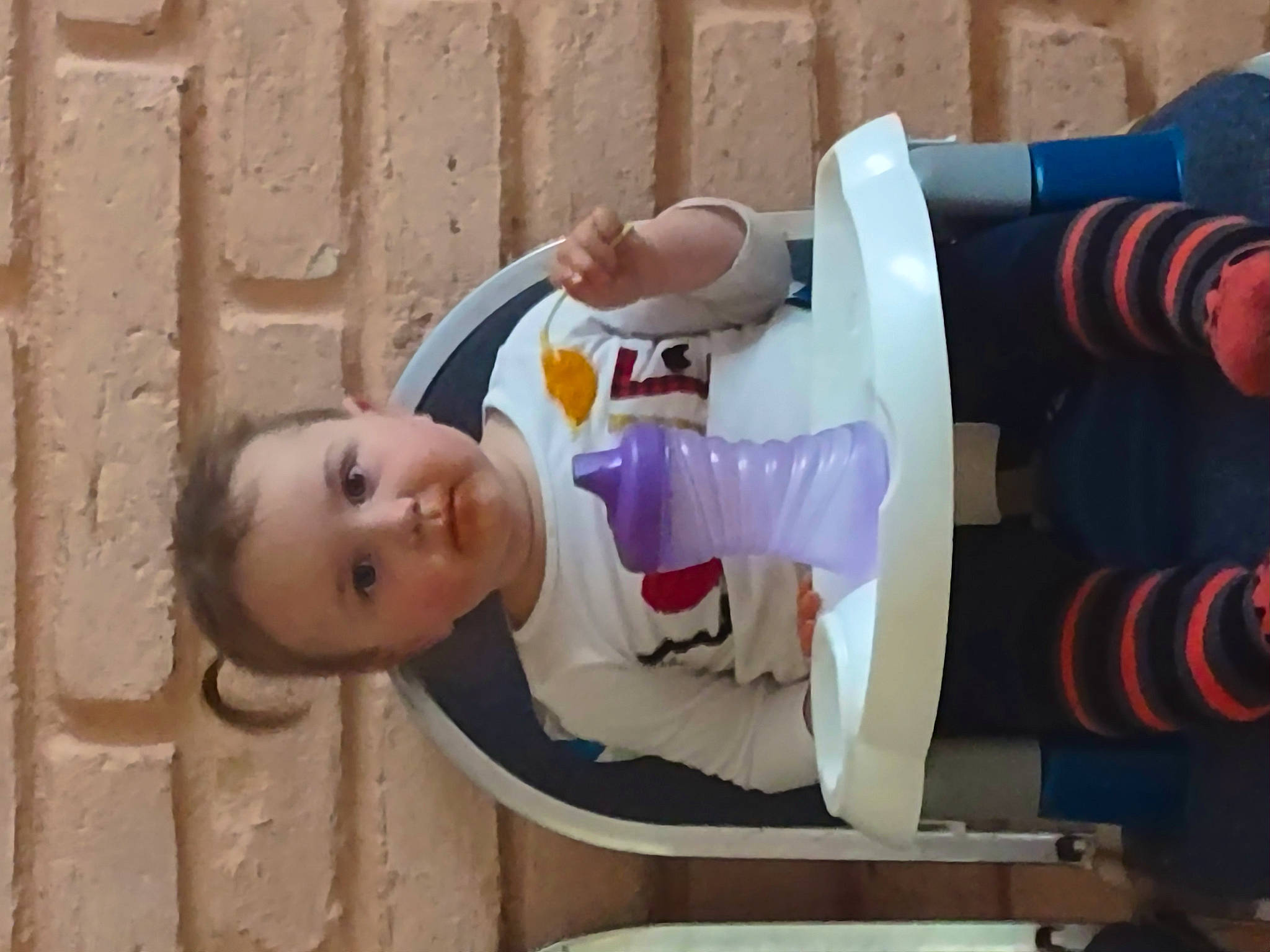 Siana joined the competition — help win amazing prizes! baby, baby_products, baby_toddler_clothing, carmine, child, costume, elbow, fun, hat, human_leg, orange, person, room, toddler, wood, wrist