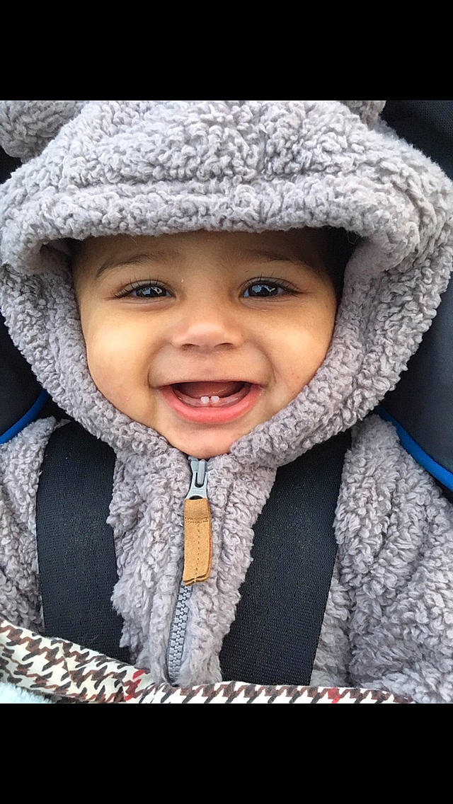 K'Hari joined the competition — help win amazing prizes! cap, cheek, child, child_model, eye, face, facial_expression, happy, head, headgear, headwear, human, joy, knit_cap, lip, male, nose, outerwear, person, portrait_photography